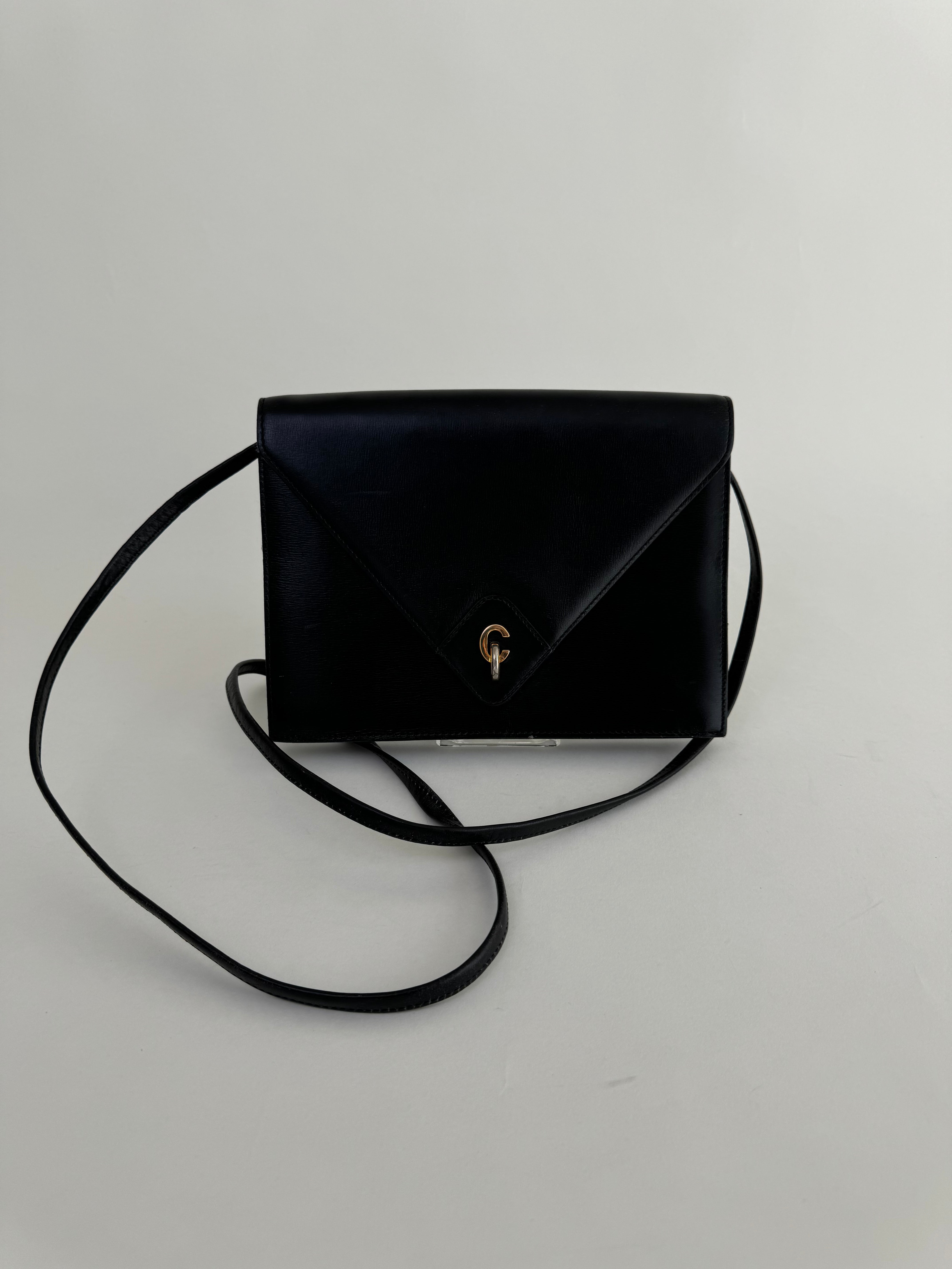 Christian Dior Vintage Leather Clutch/Cross Body Bag