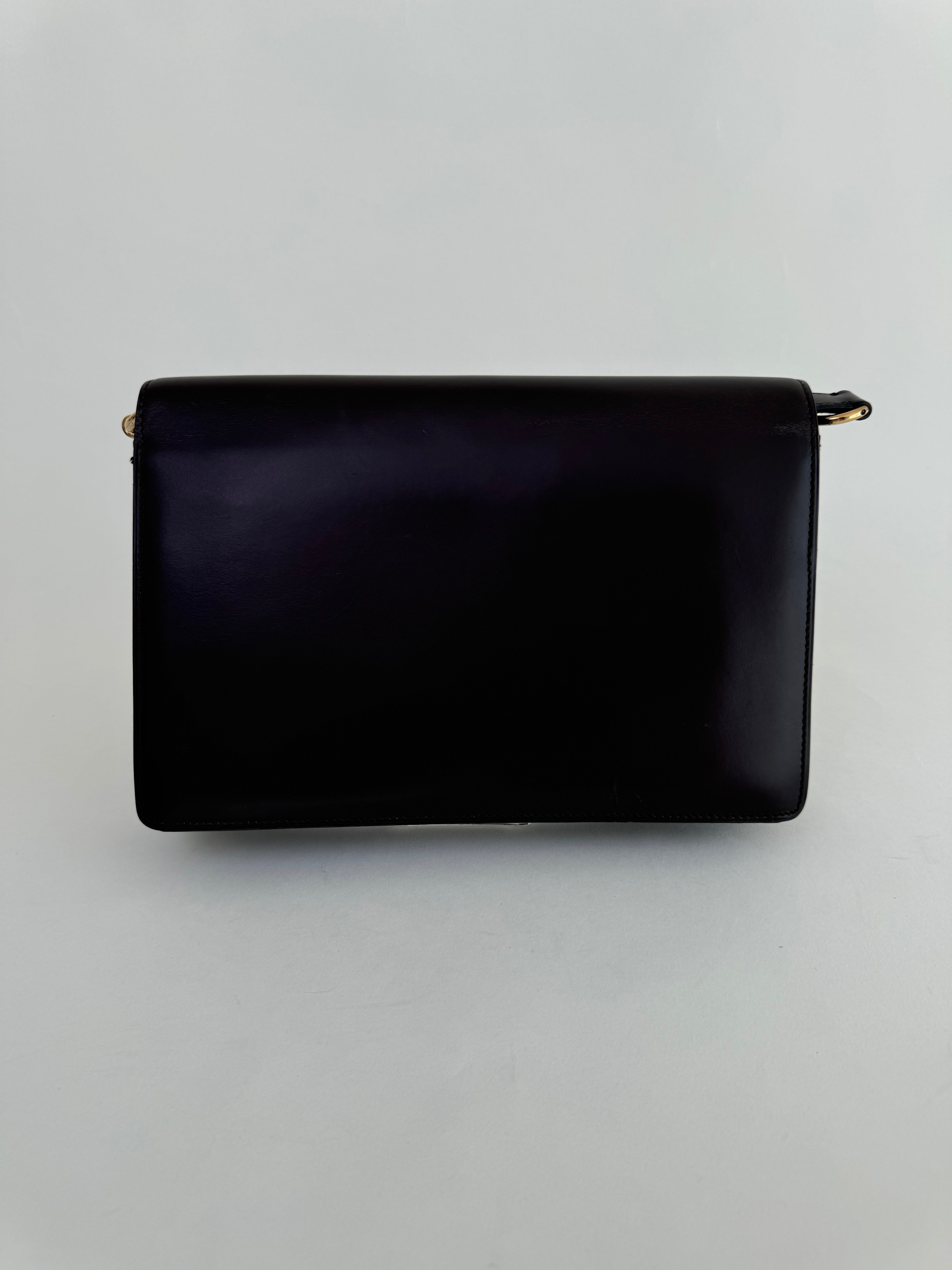 Christian Dior Brown Leather Crossbody/Clutch