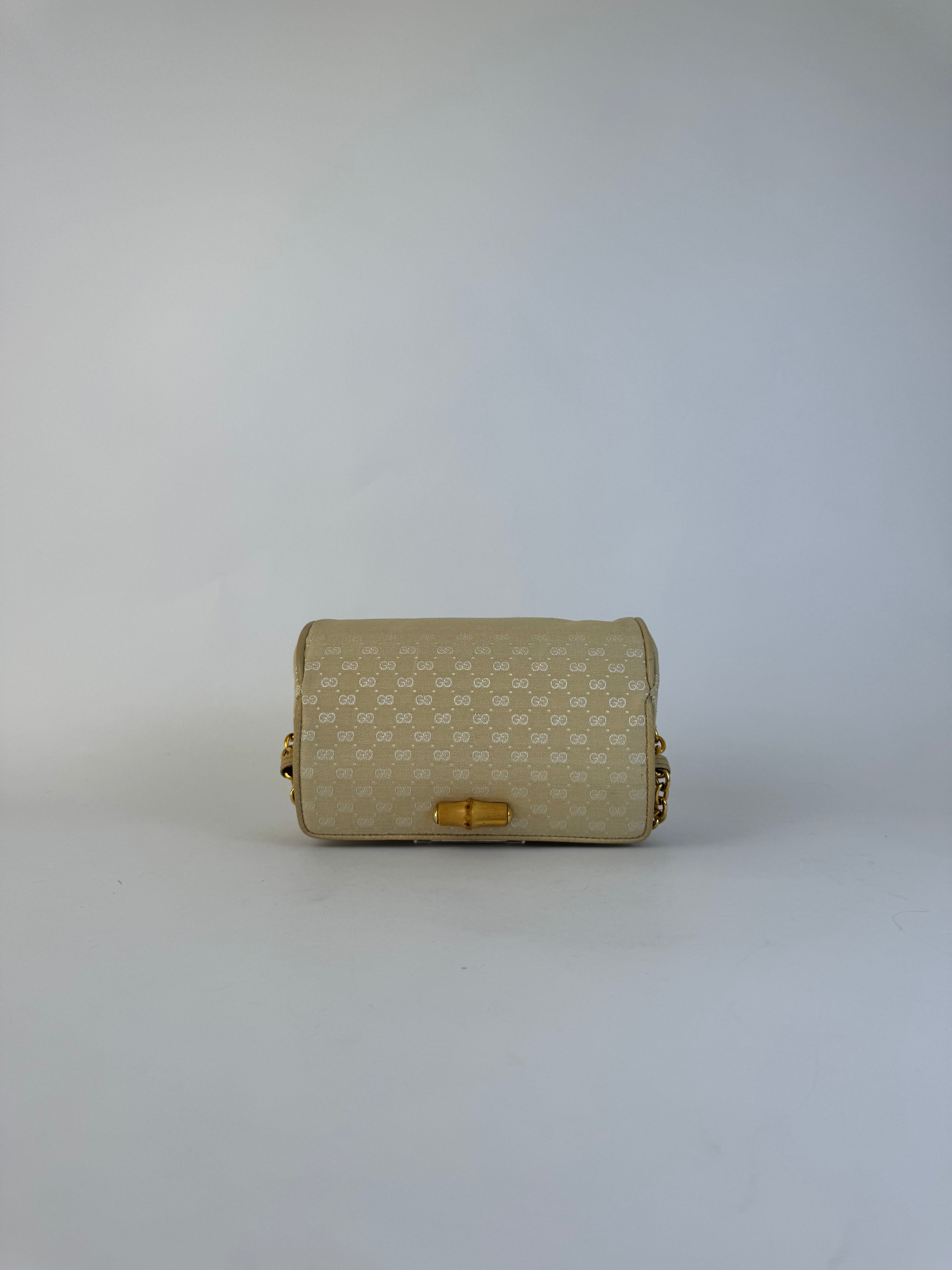 Gucci GG Bamboo Barrel Clutch