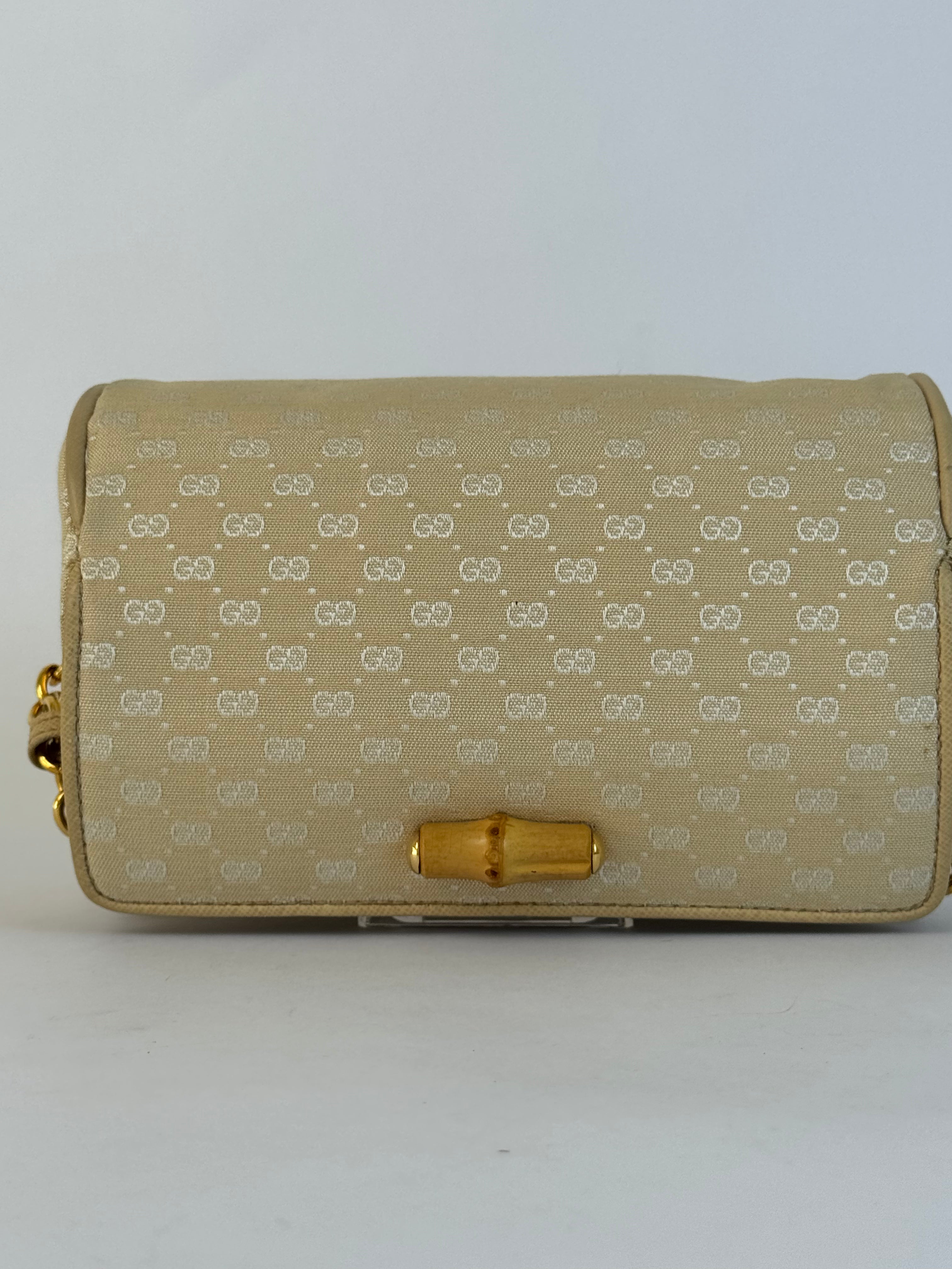 Gucci GG Bamboo Barrel Clutch