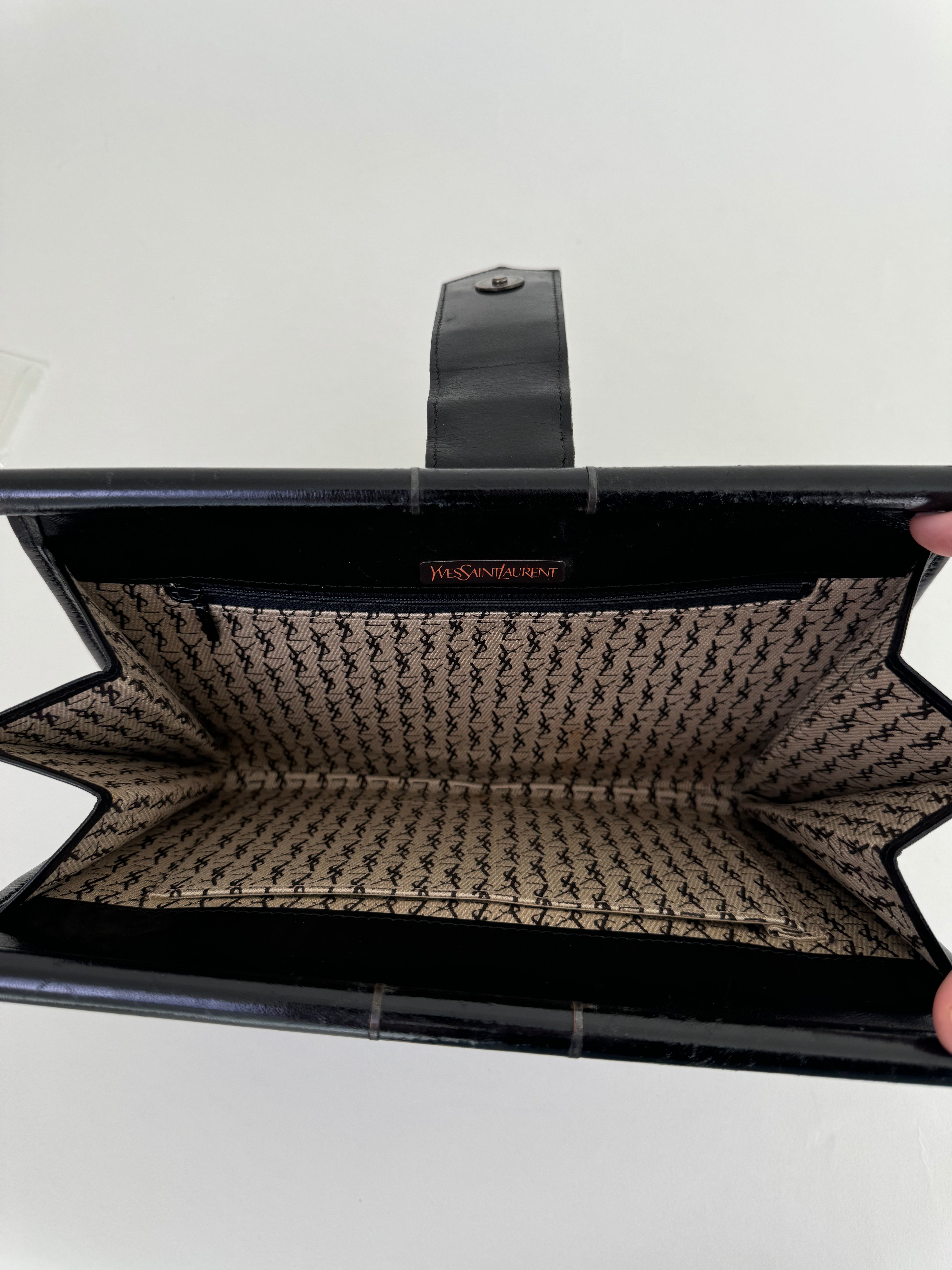 Yves Saint Laurent YSL Vintage Leather Clutch