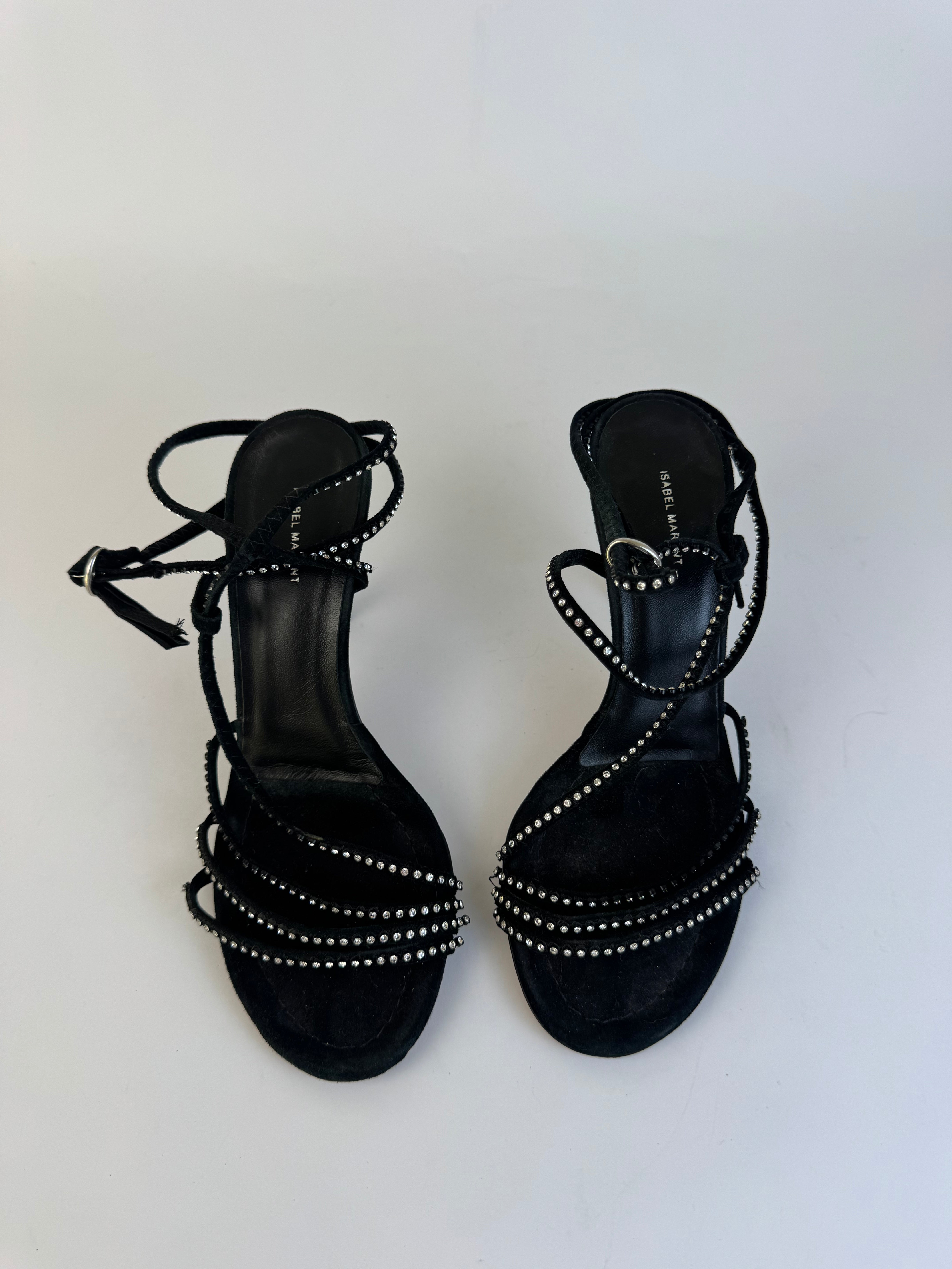 Isabel Marant Studded Strappy Heels 36