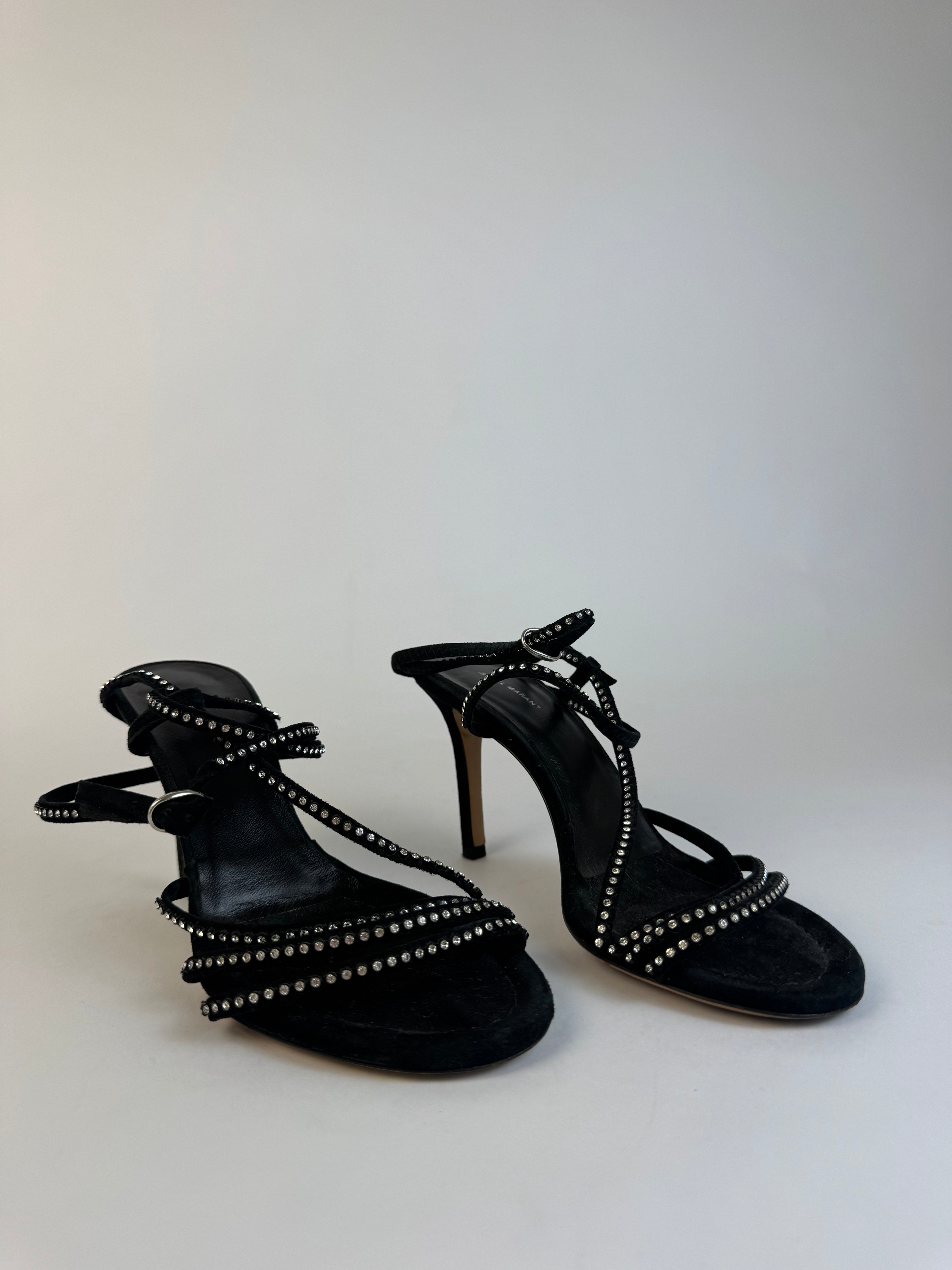 Isabel Marant Studded Strappy Heels 36