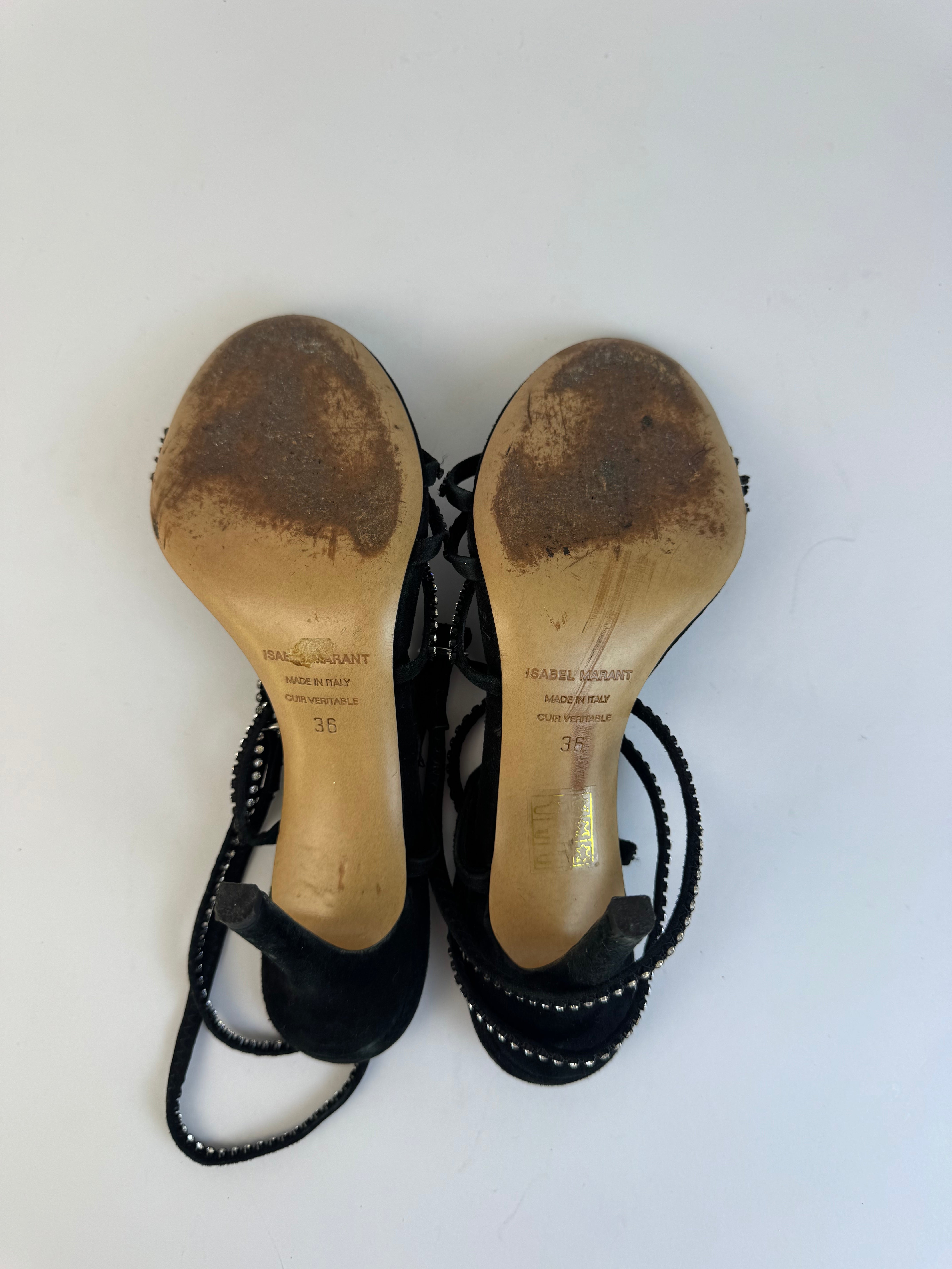 Isabel Marant Studded Strappy Heels 36