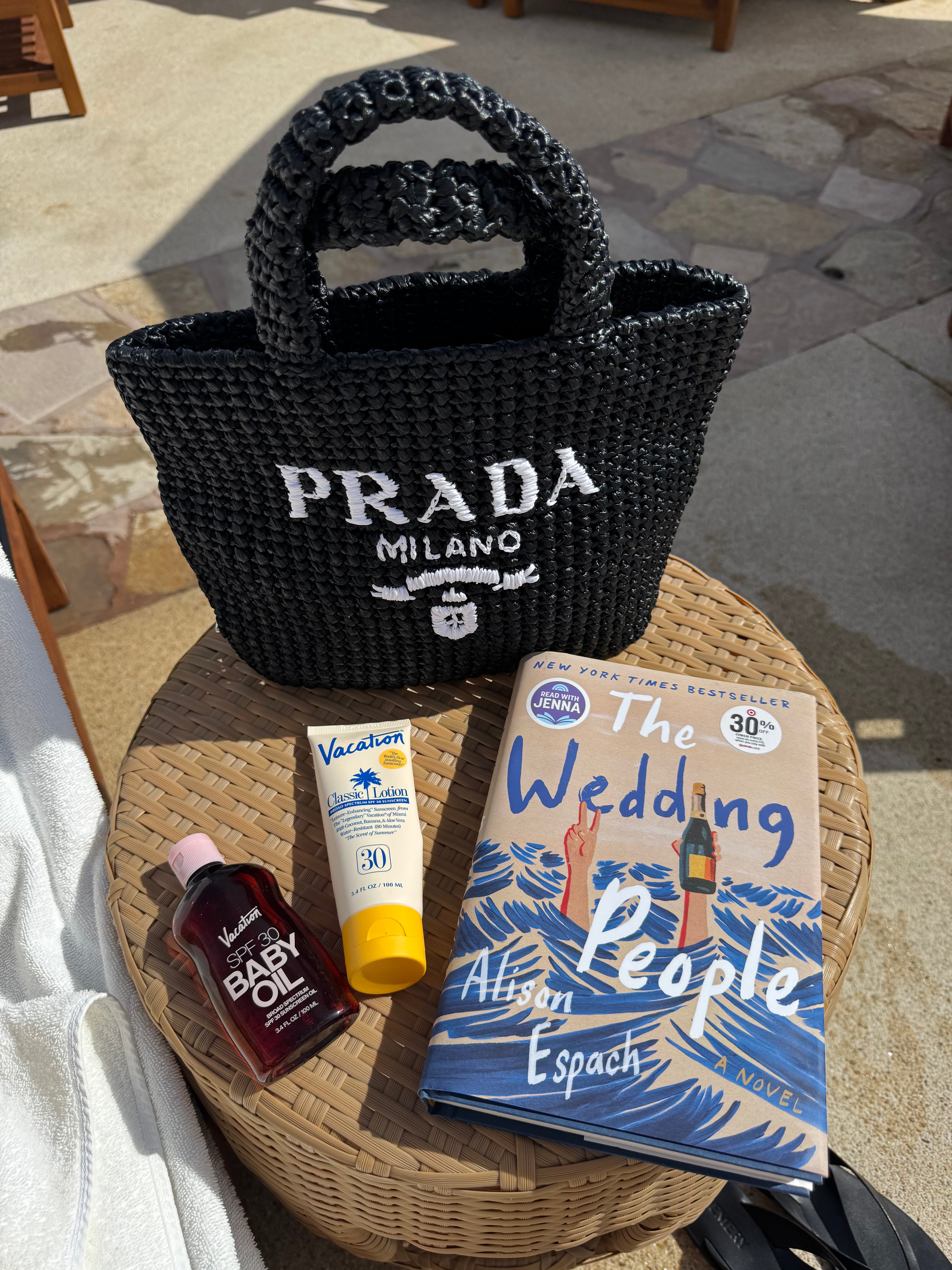 PRADA ノベルティ トートバッグ ストロー風 PRADA ノベルティ ミニ PRADA ノベルティ トートバッグ ストロー風 PRADA ノベルティ ミニ