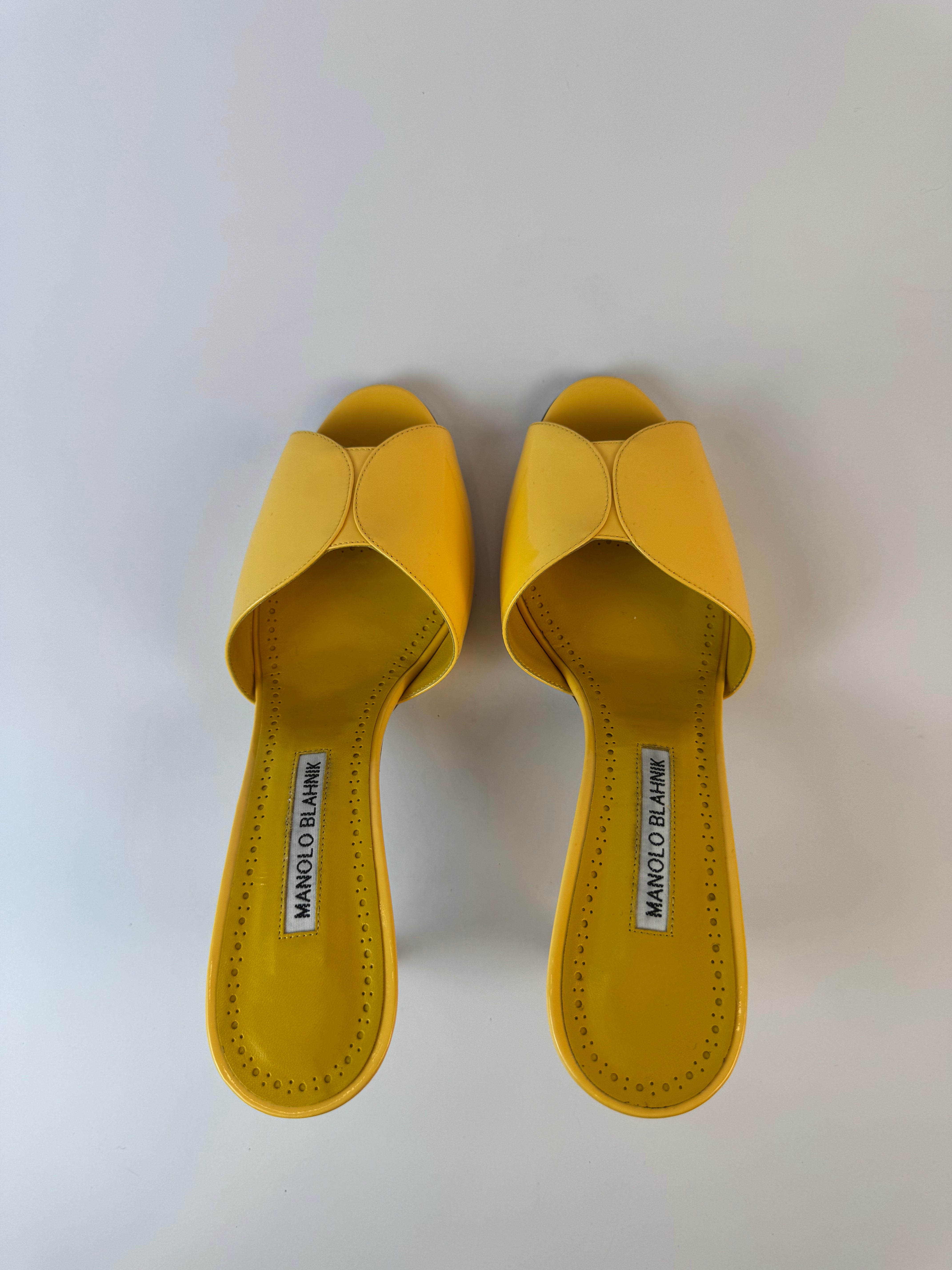 Manolo Blahnik Slide Heels 39