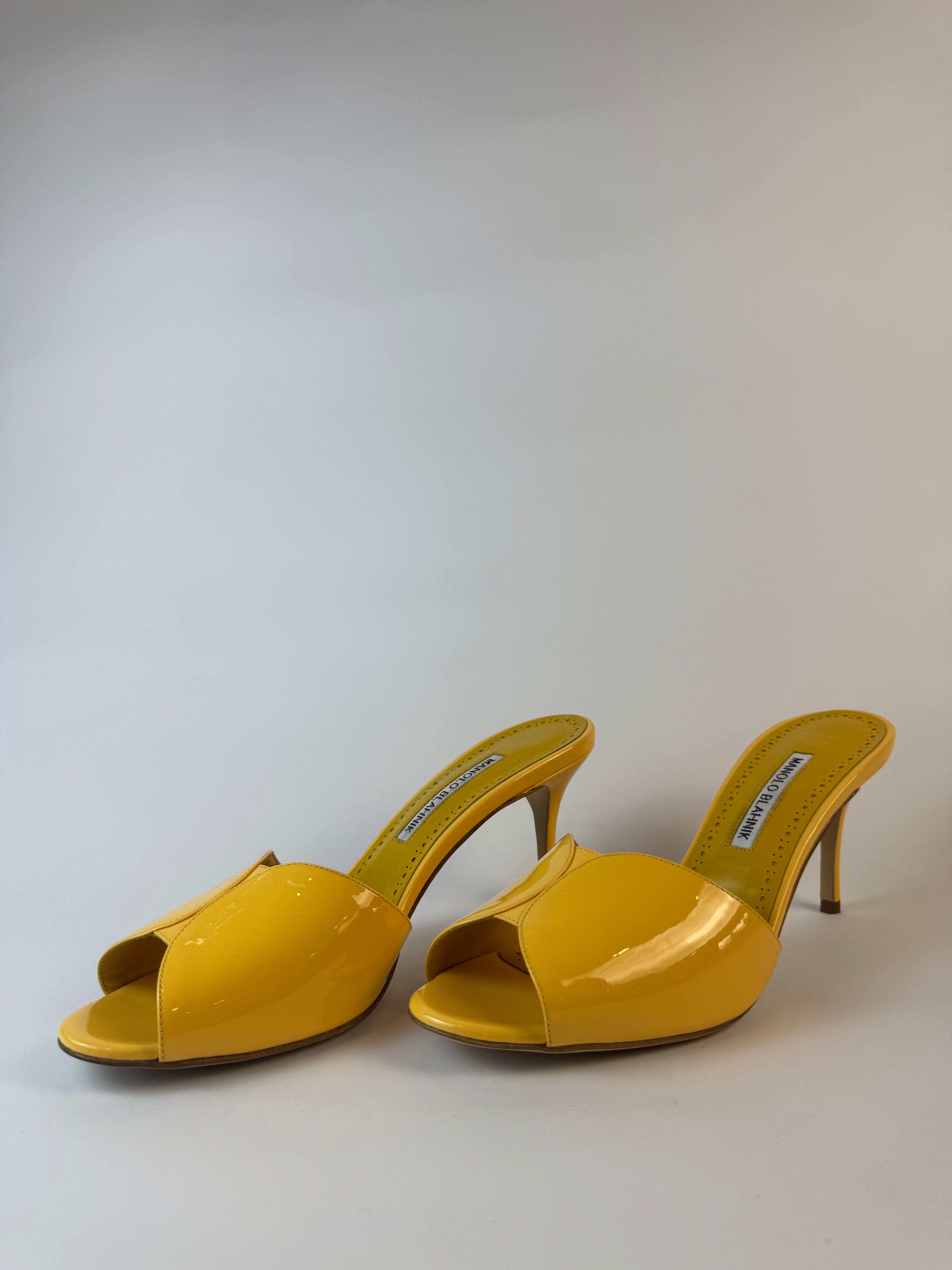 Manolo Blahnik Slide Heels 39