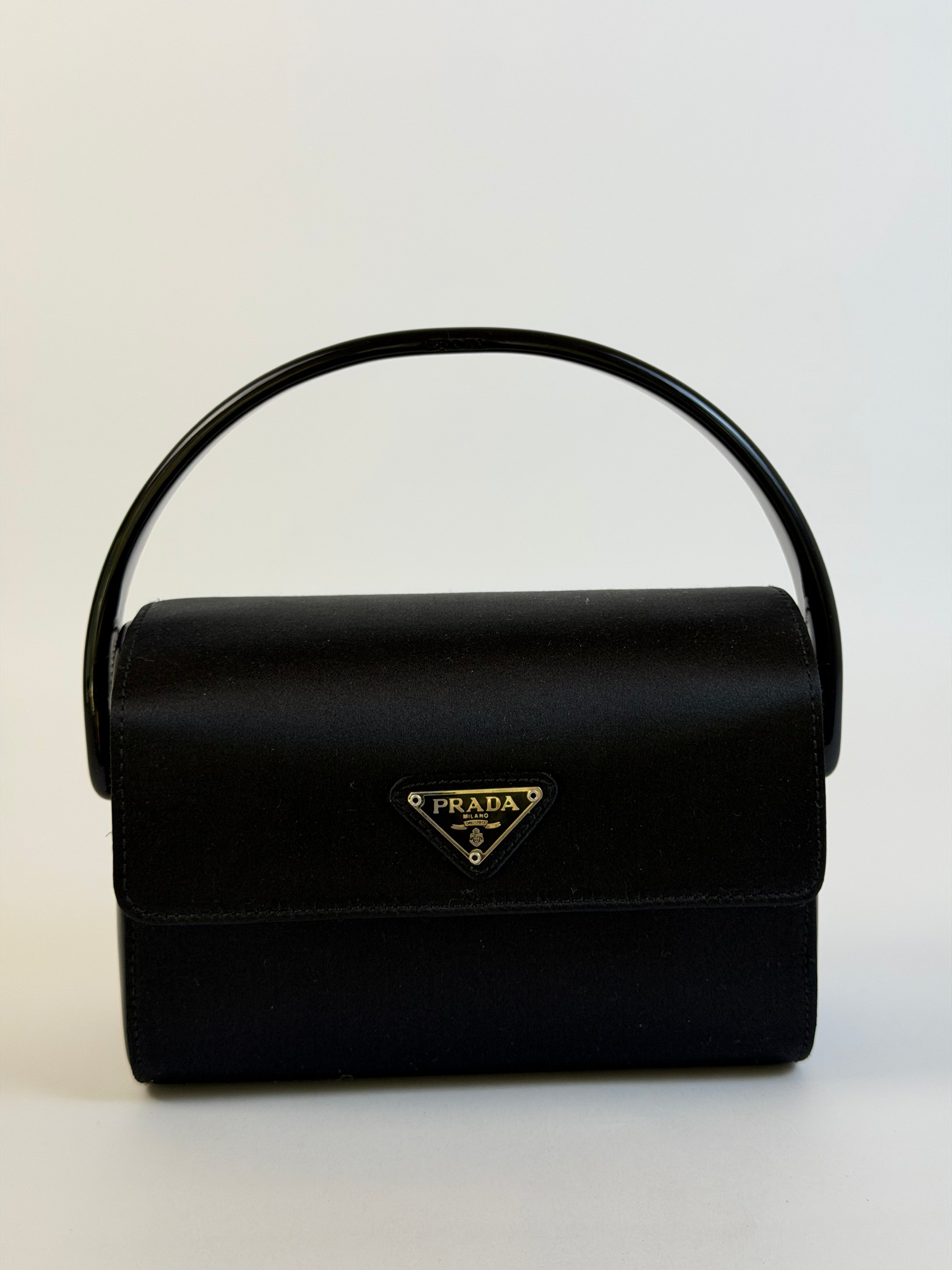 Prada Satin Handbag Rare