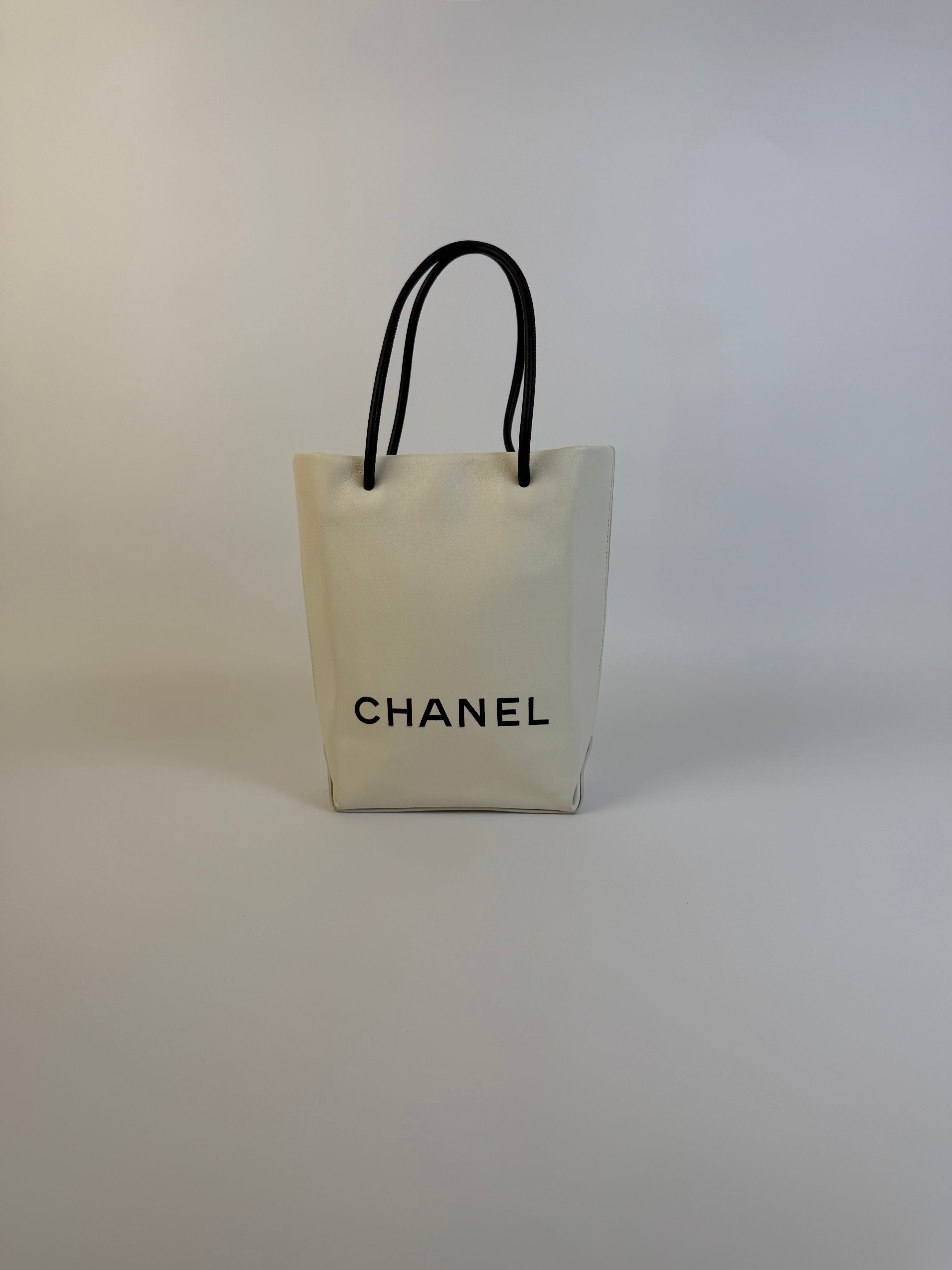 Chanel Vintage Leather Handle Bag