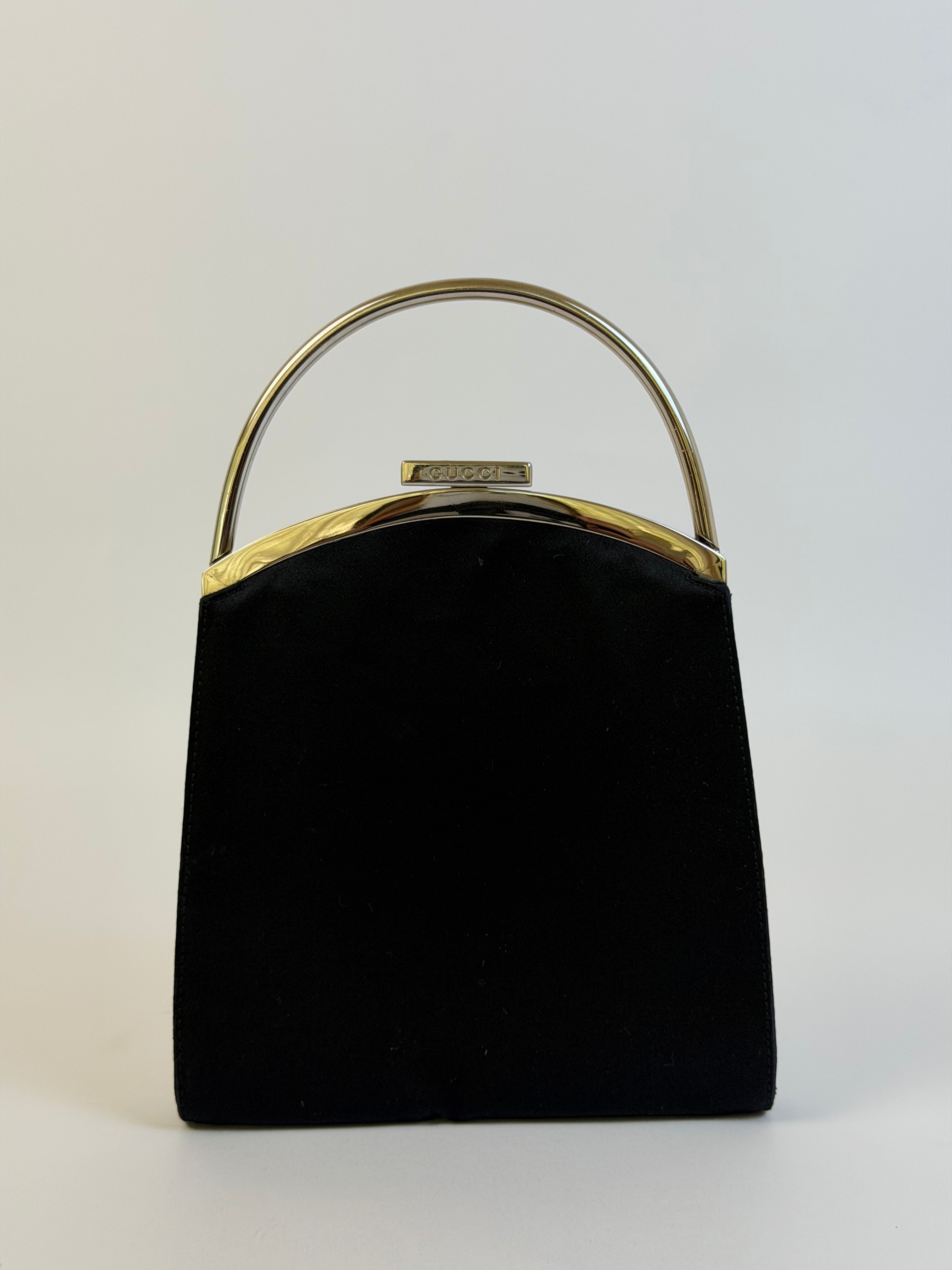 Gucci Satin Top Handle Bag