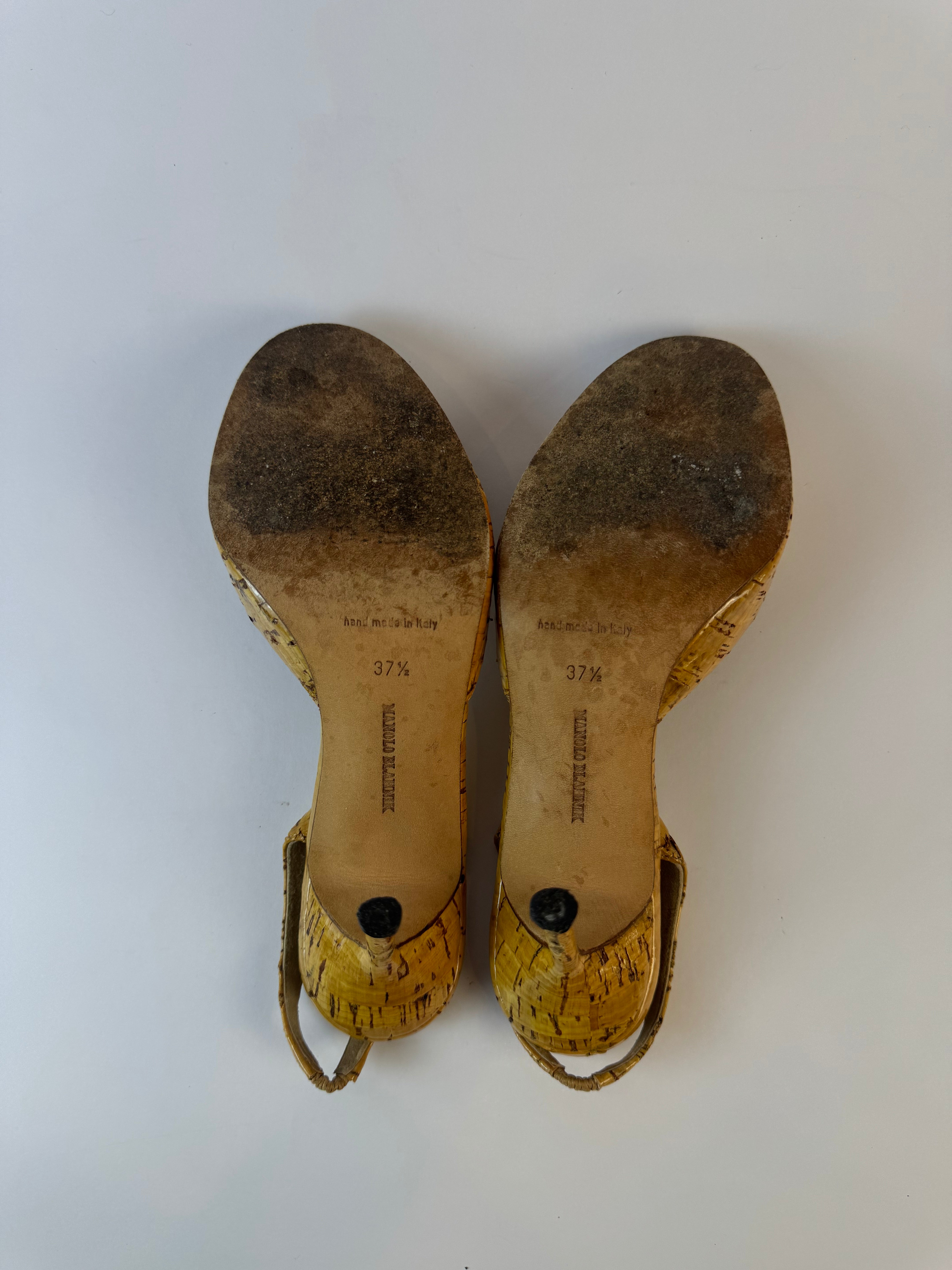 Manolo Blahnik Slingbacks 37.5