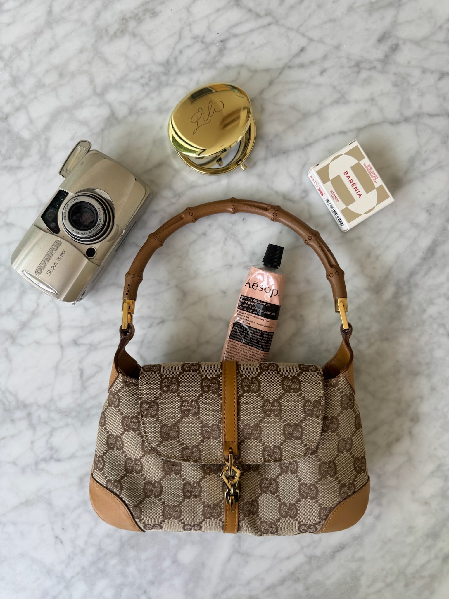 Gucci Jackie Bamboo Handbag Small