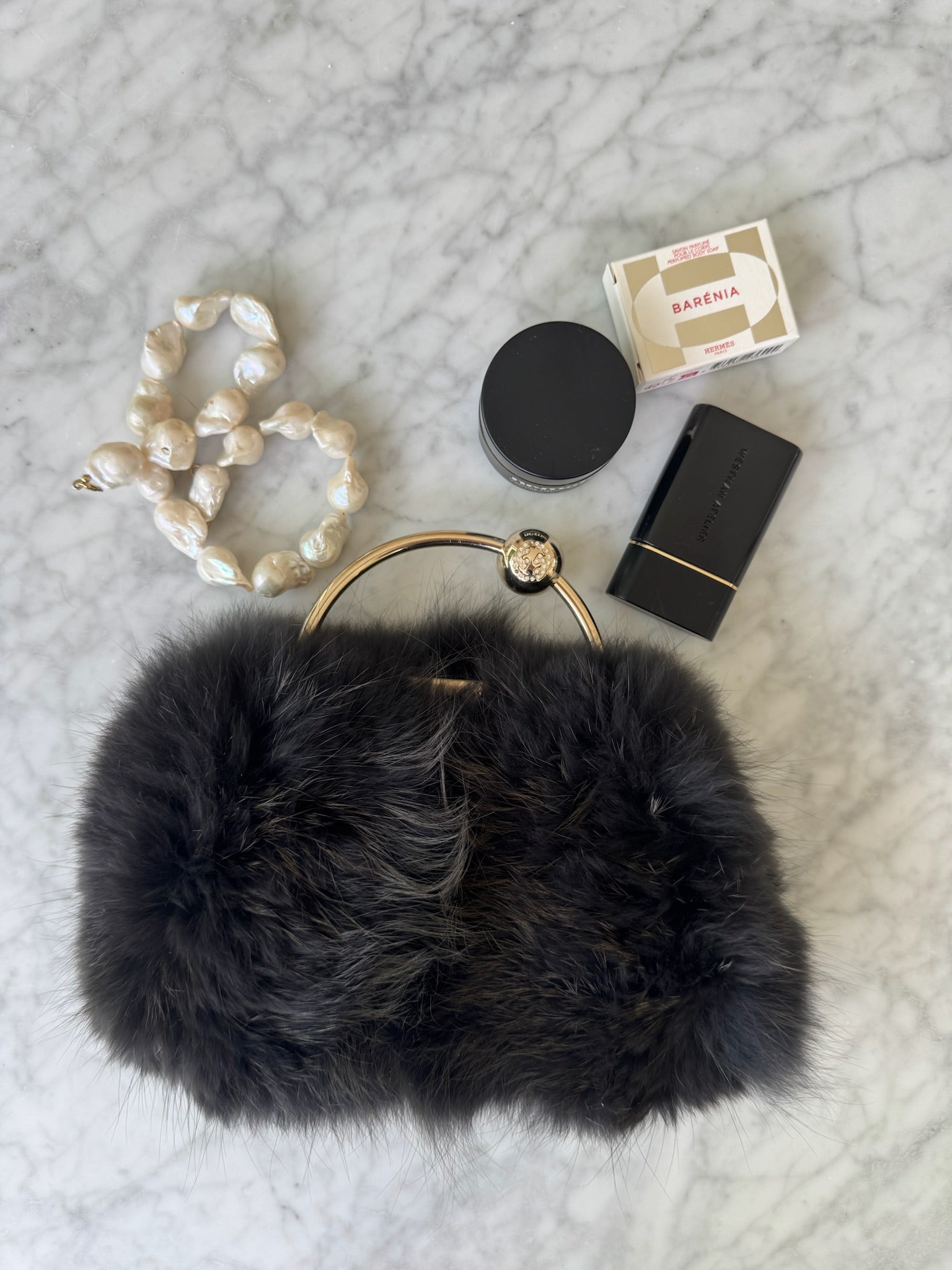 Gucci Vintage Mink Handbag Rare