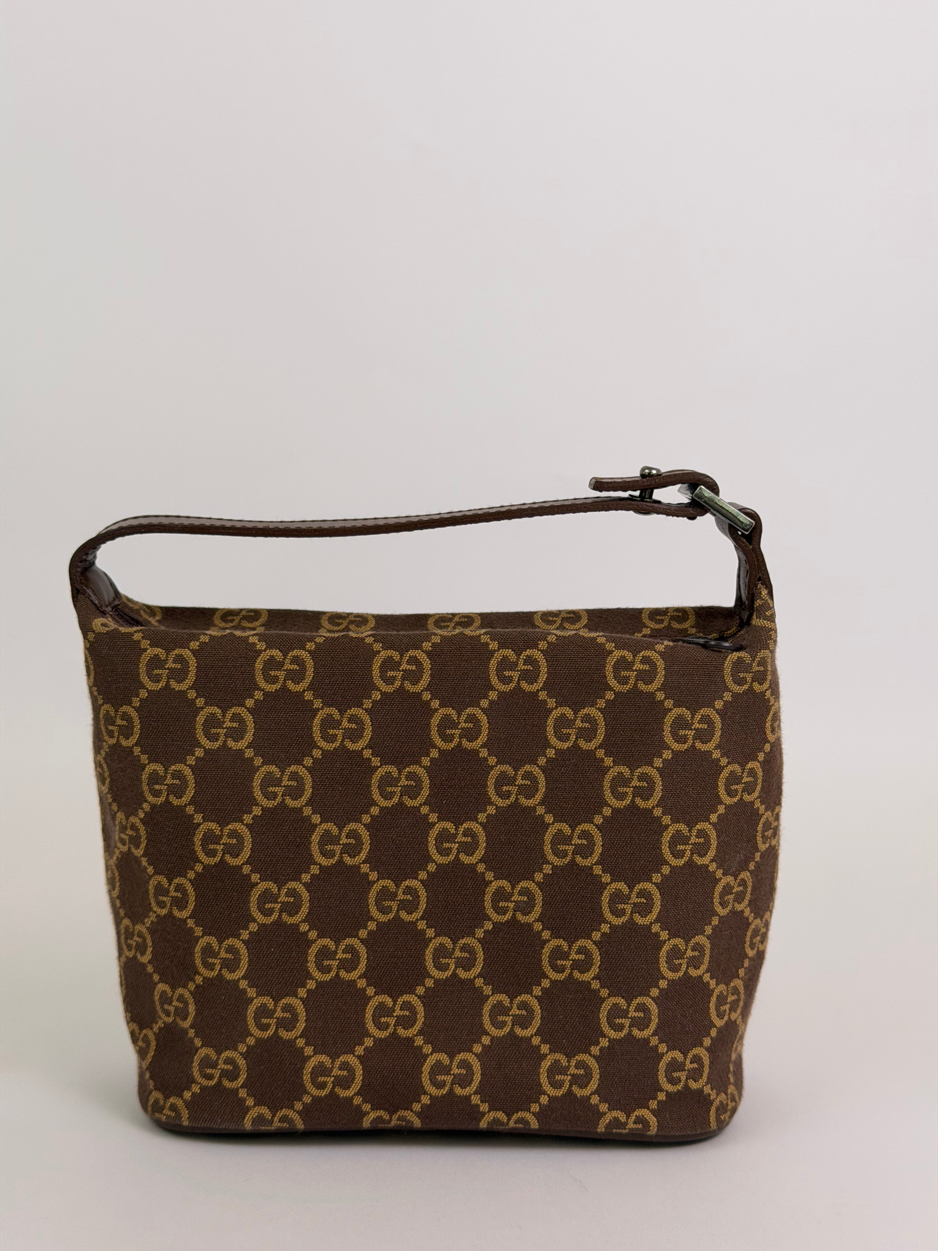 Gucci Brown GG Canvas Handbag Small
