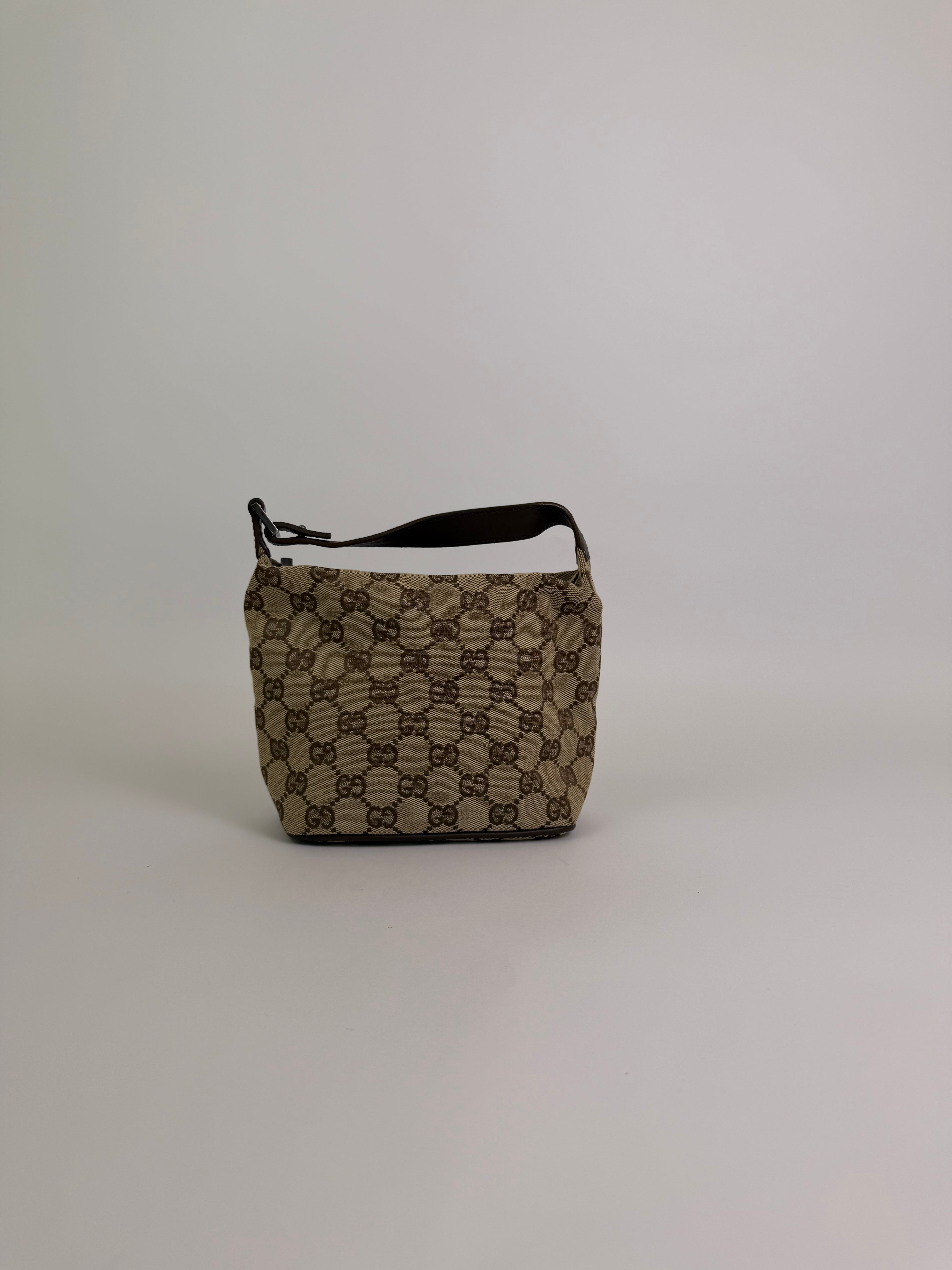Gucci Vintage Canvas Handbag