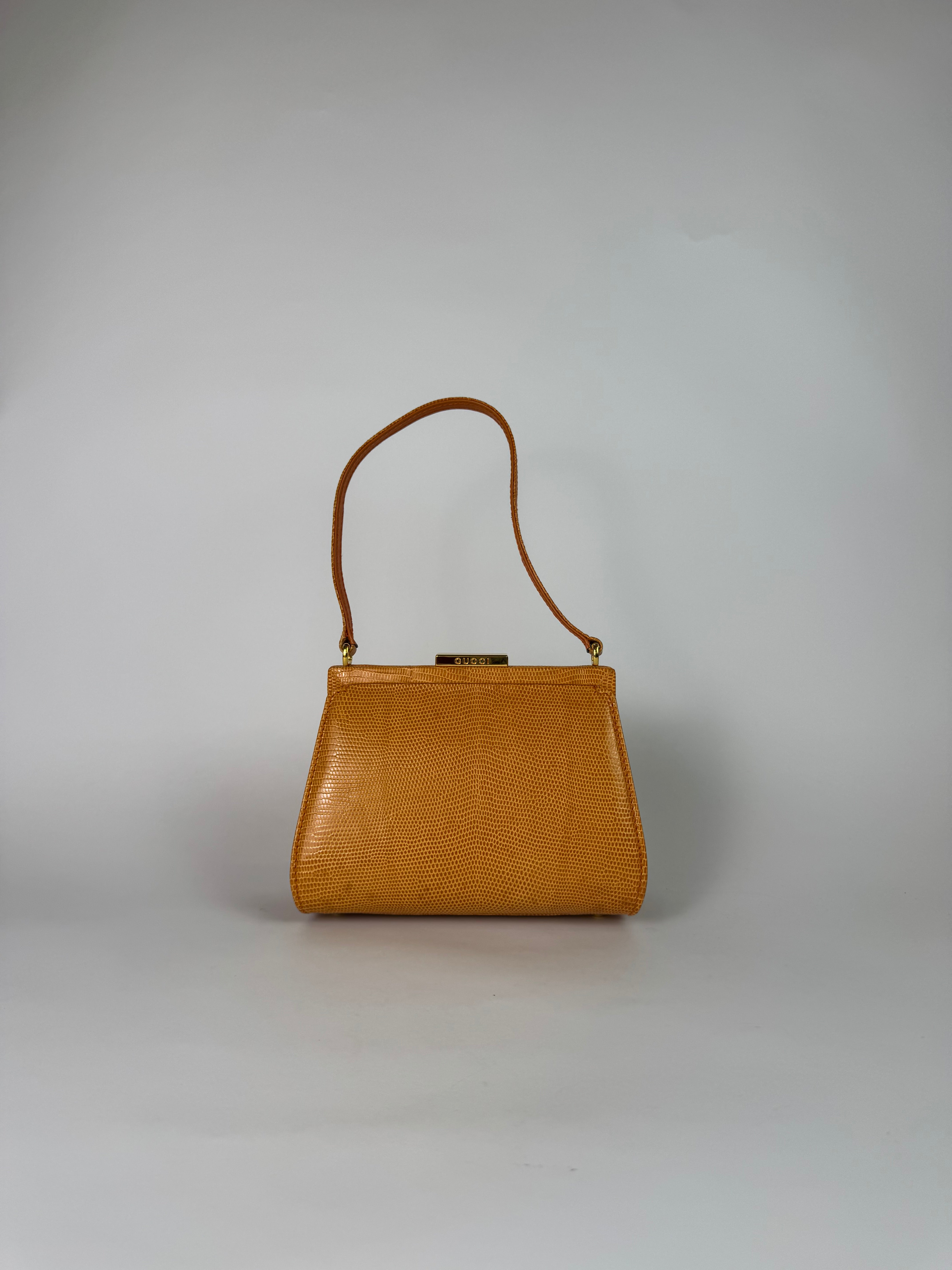 Gucci Vintage Python Handbag