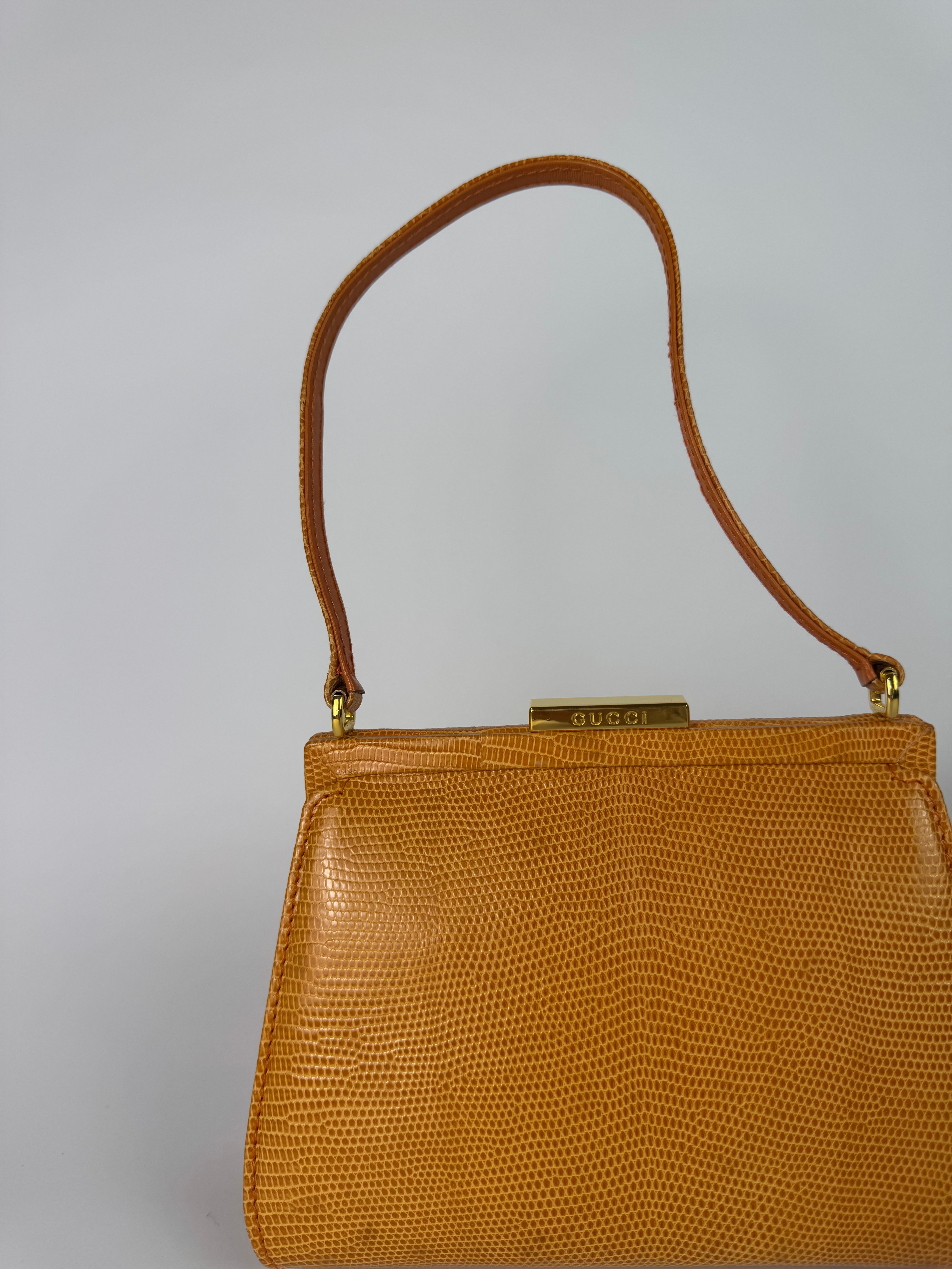 Gucci Vintage Python Handbag
