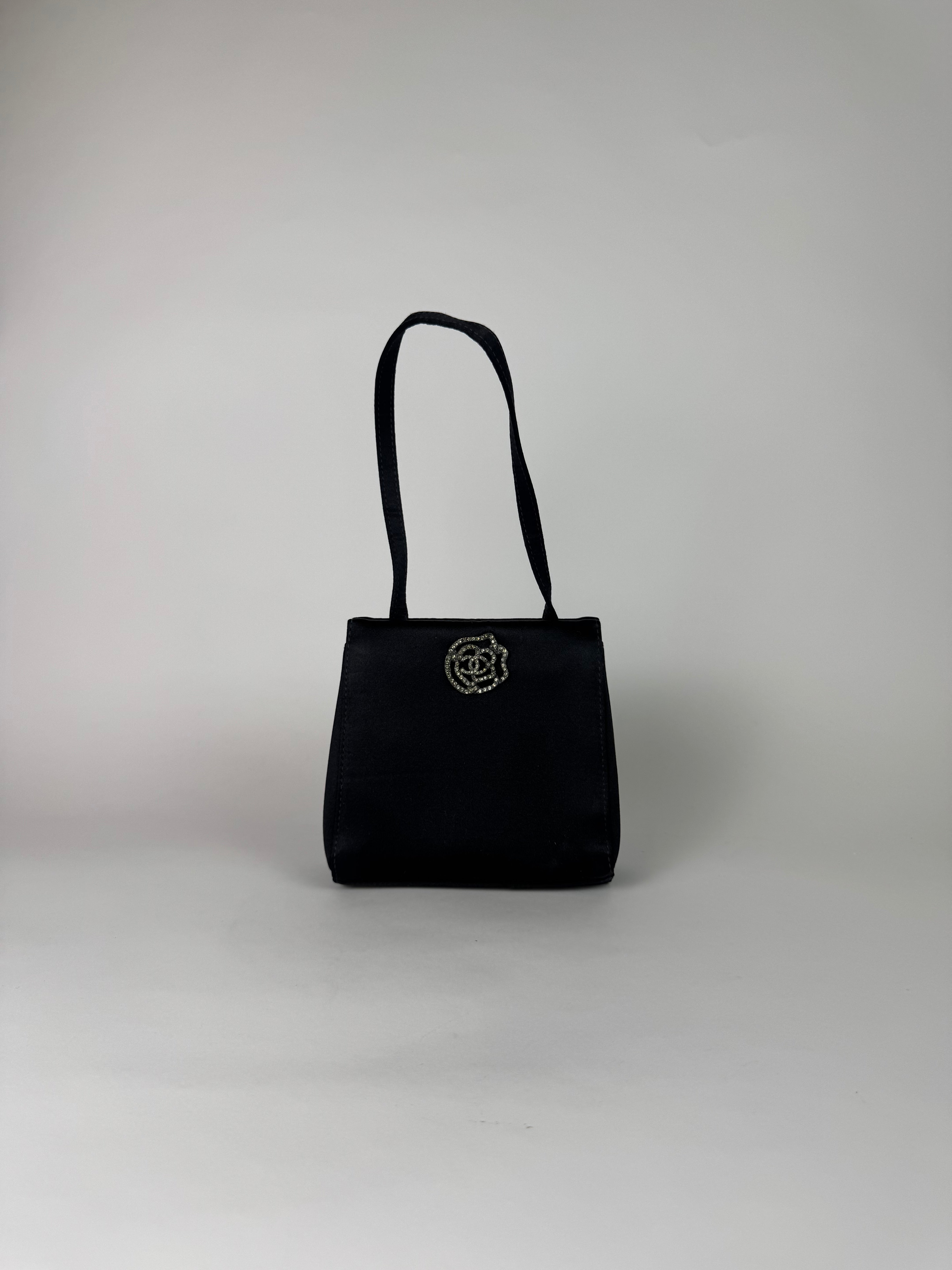 Chanel Satin Camilla Evening Bag