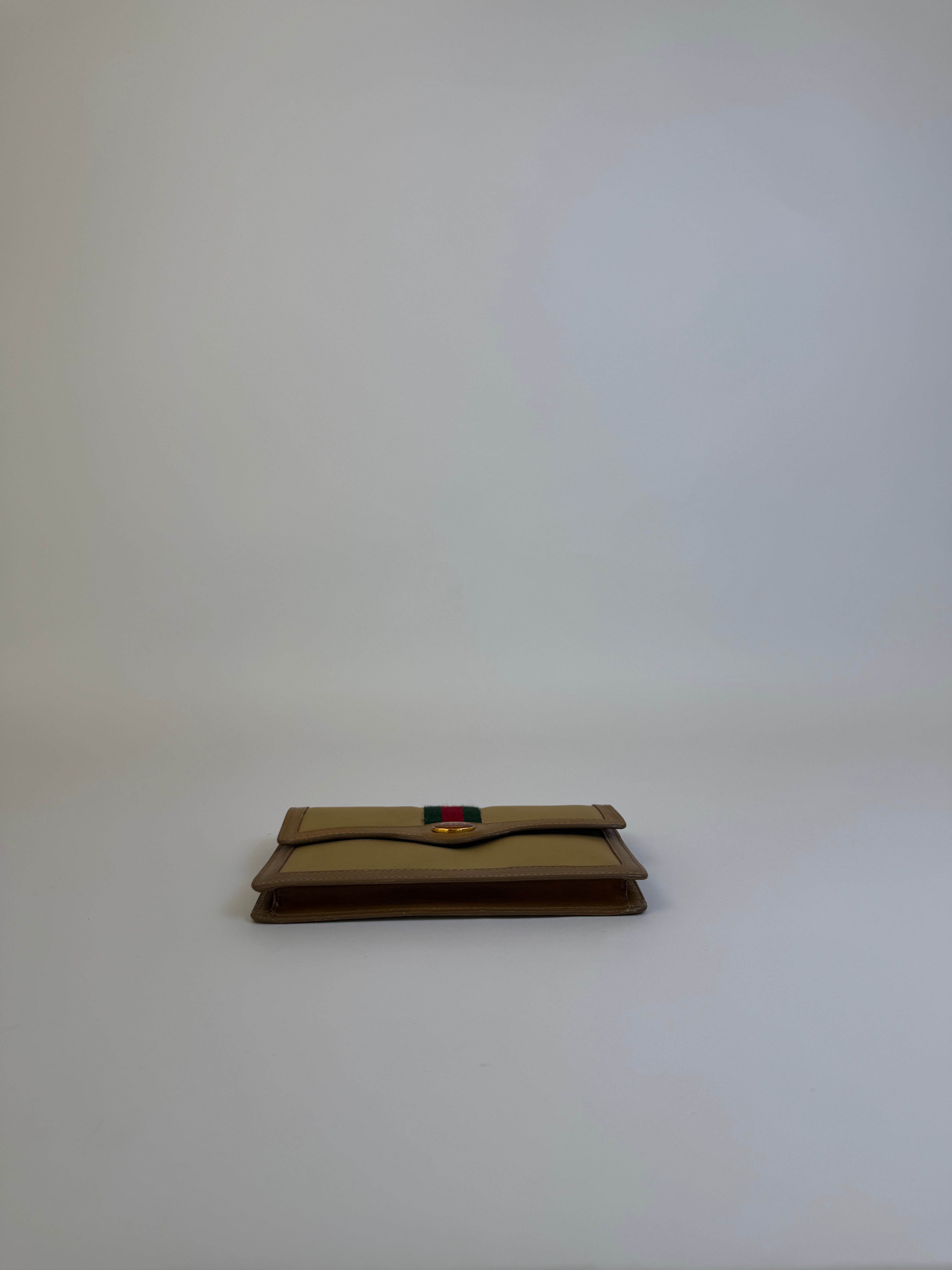 Gucci Vintage Canvas Clutch