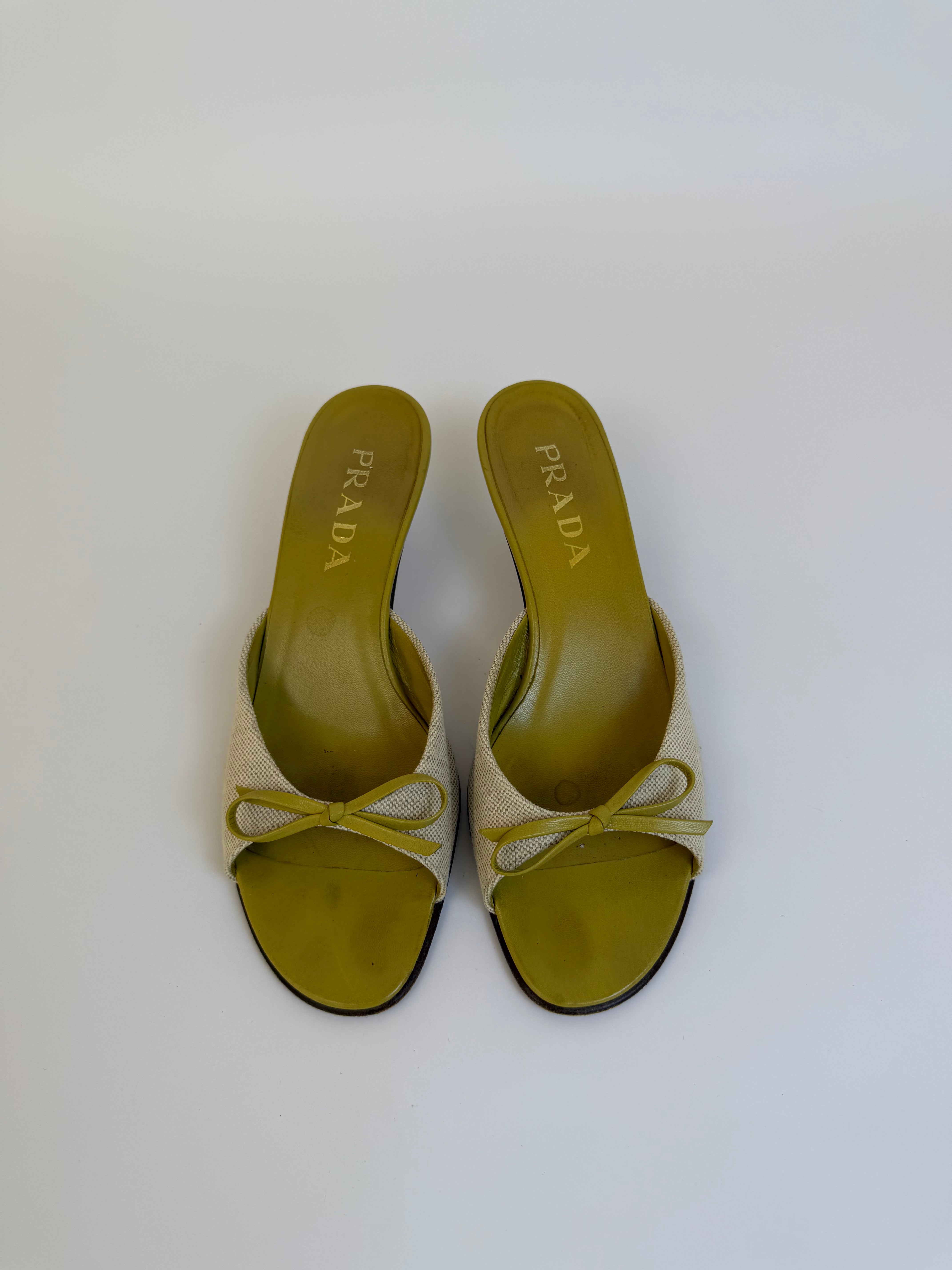 Prada Vintage Kitten Heel 38