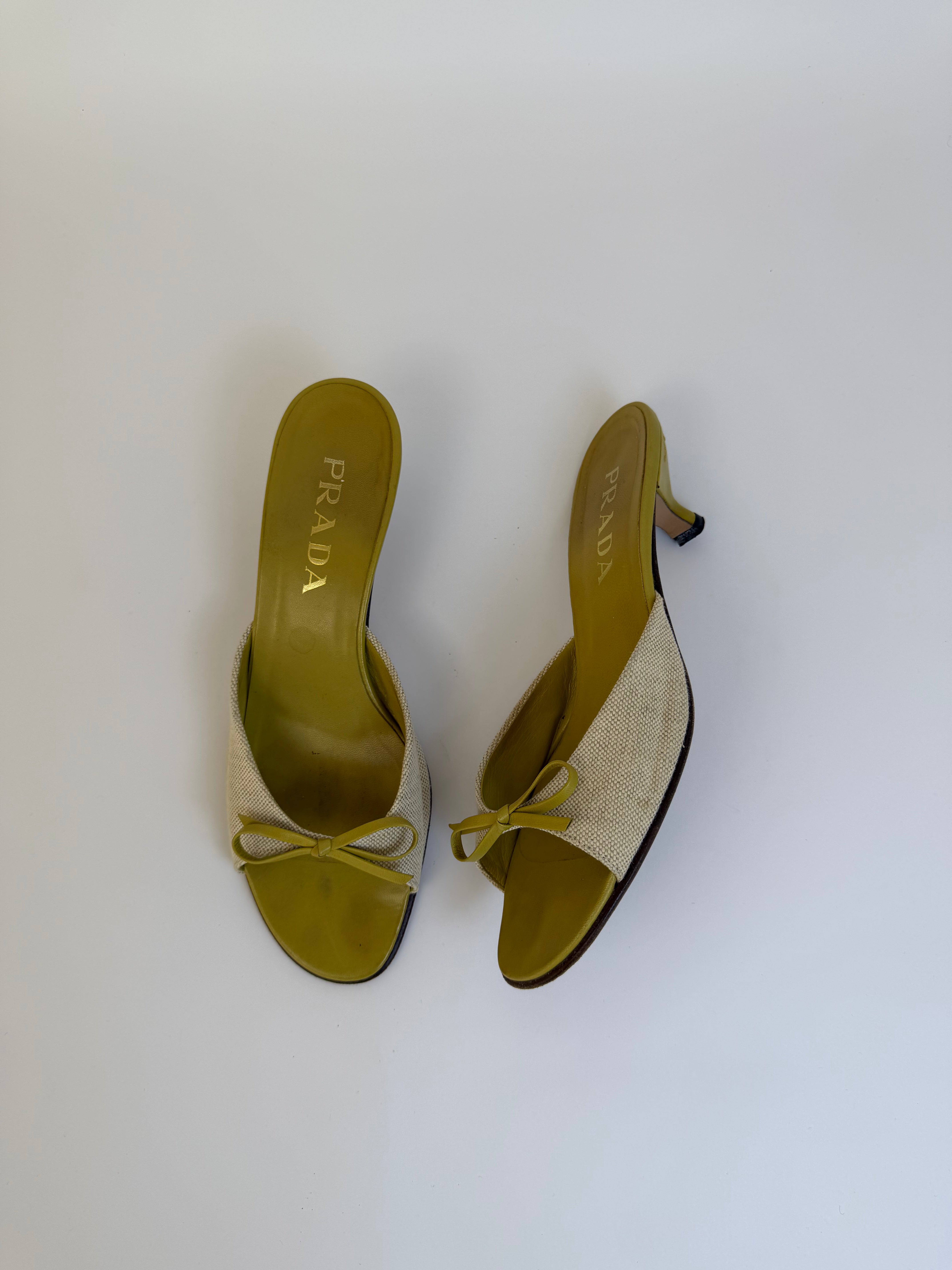 Prada Vintage Kitten Heel 38