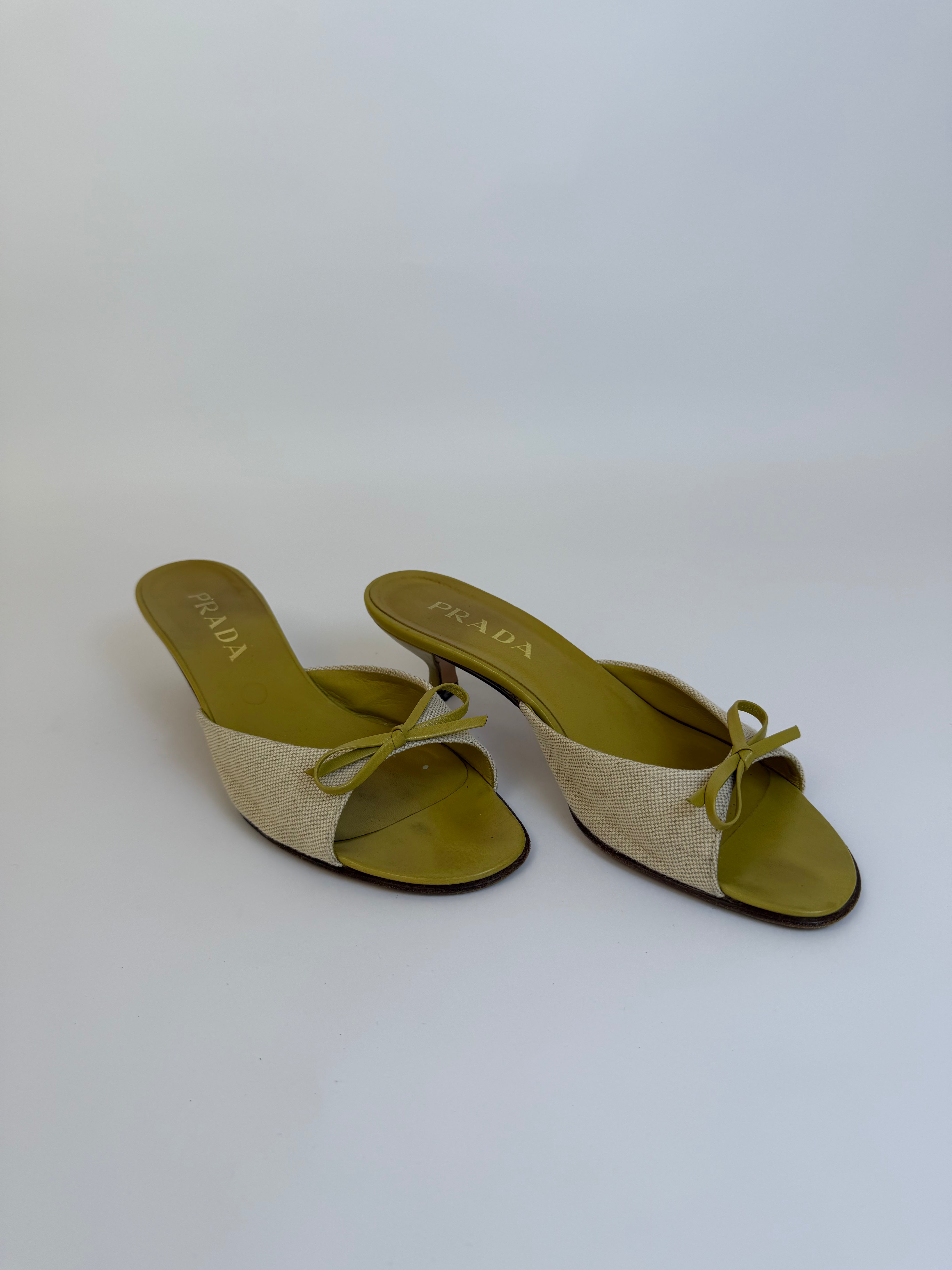 Prada Vintage Kitten Heel 38