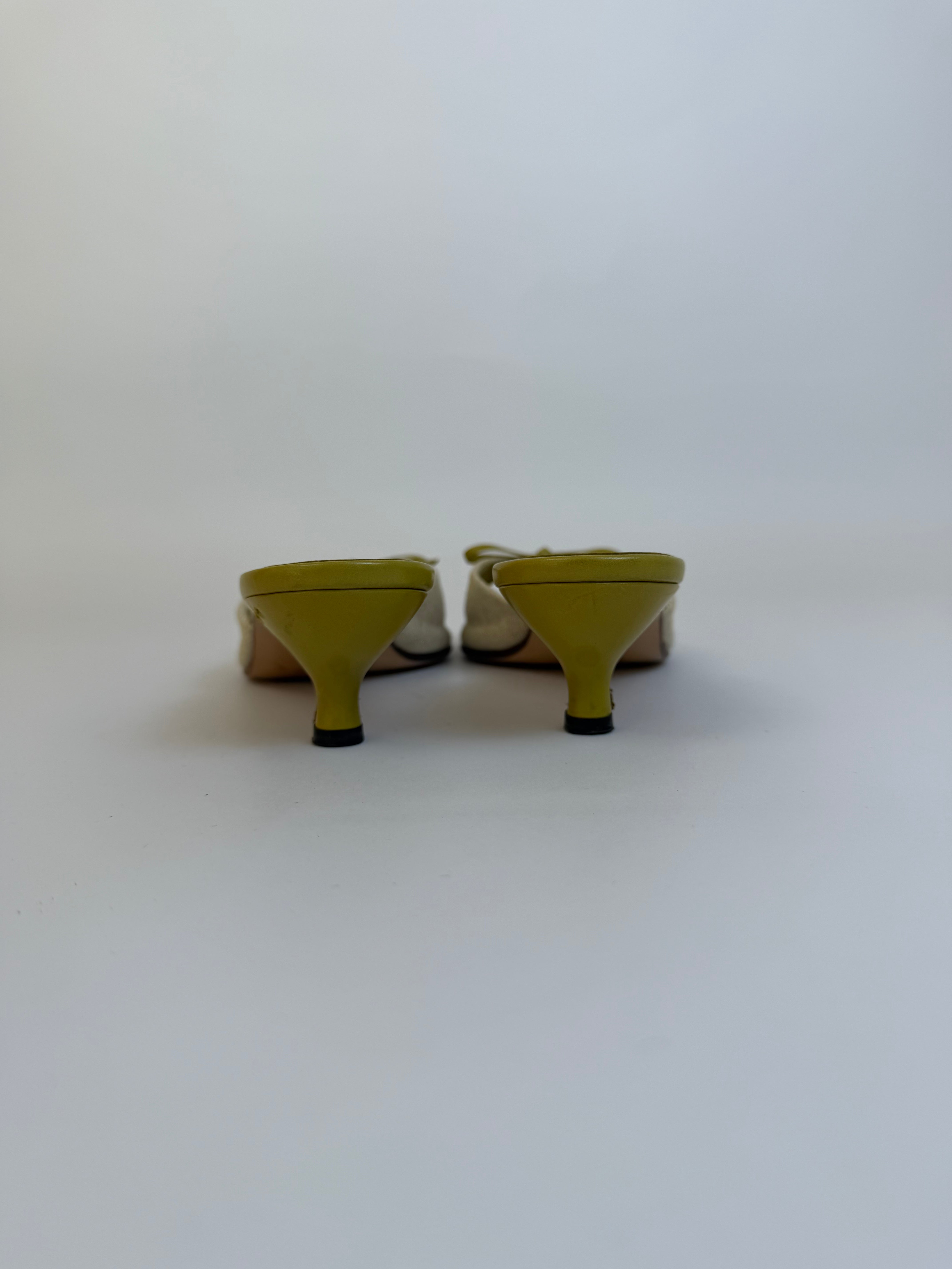 Prada Vintage Kitten Heel 38