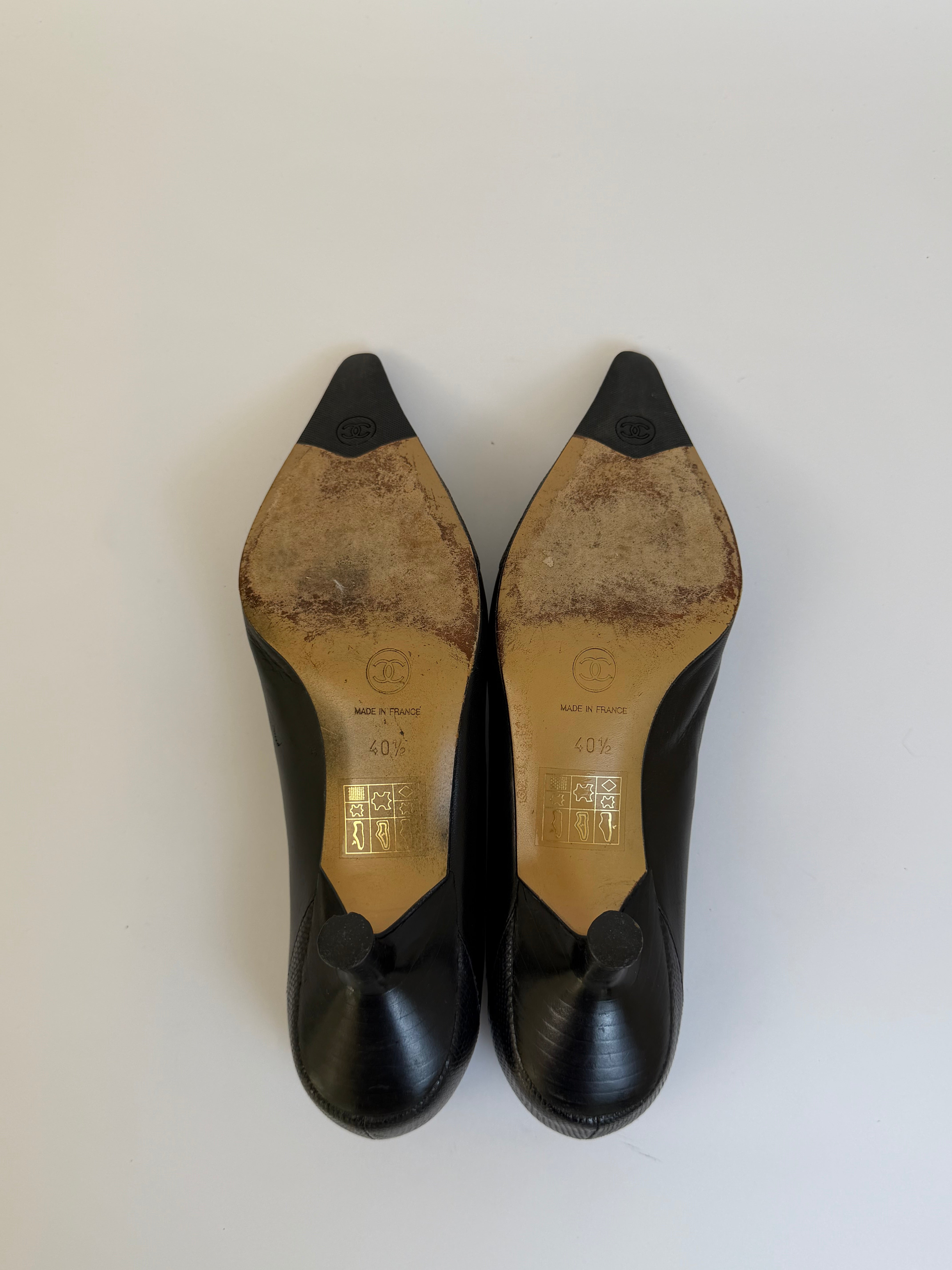 Chanel Black Pumps 40.5