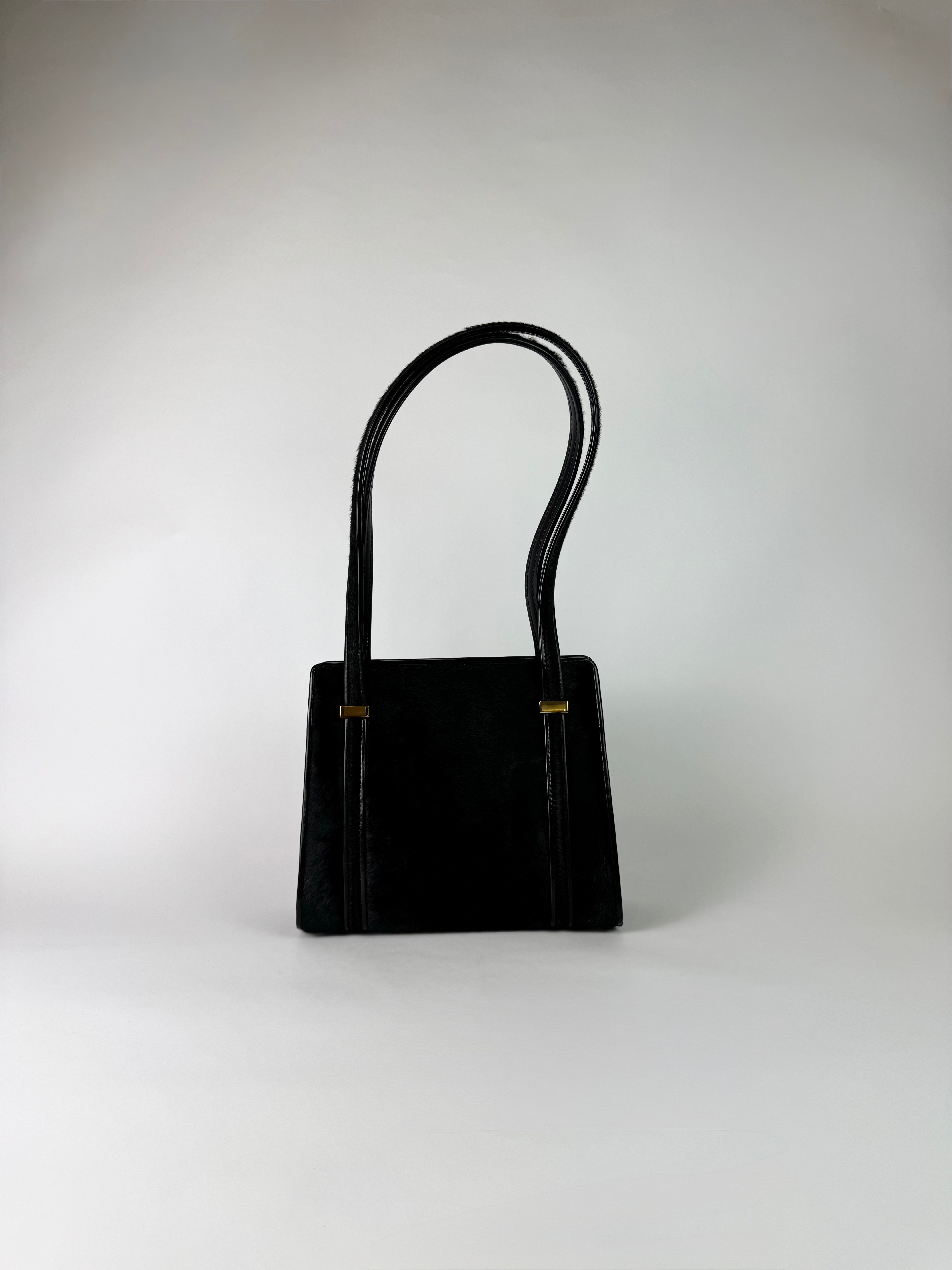 Gucci Black Ponyhair Shoulder Bag