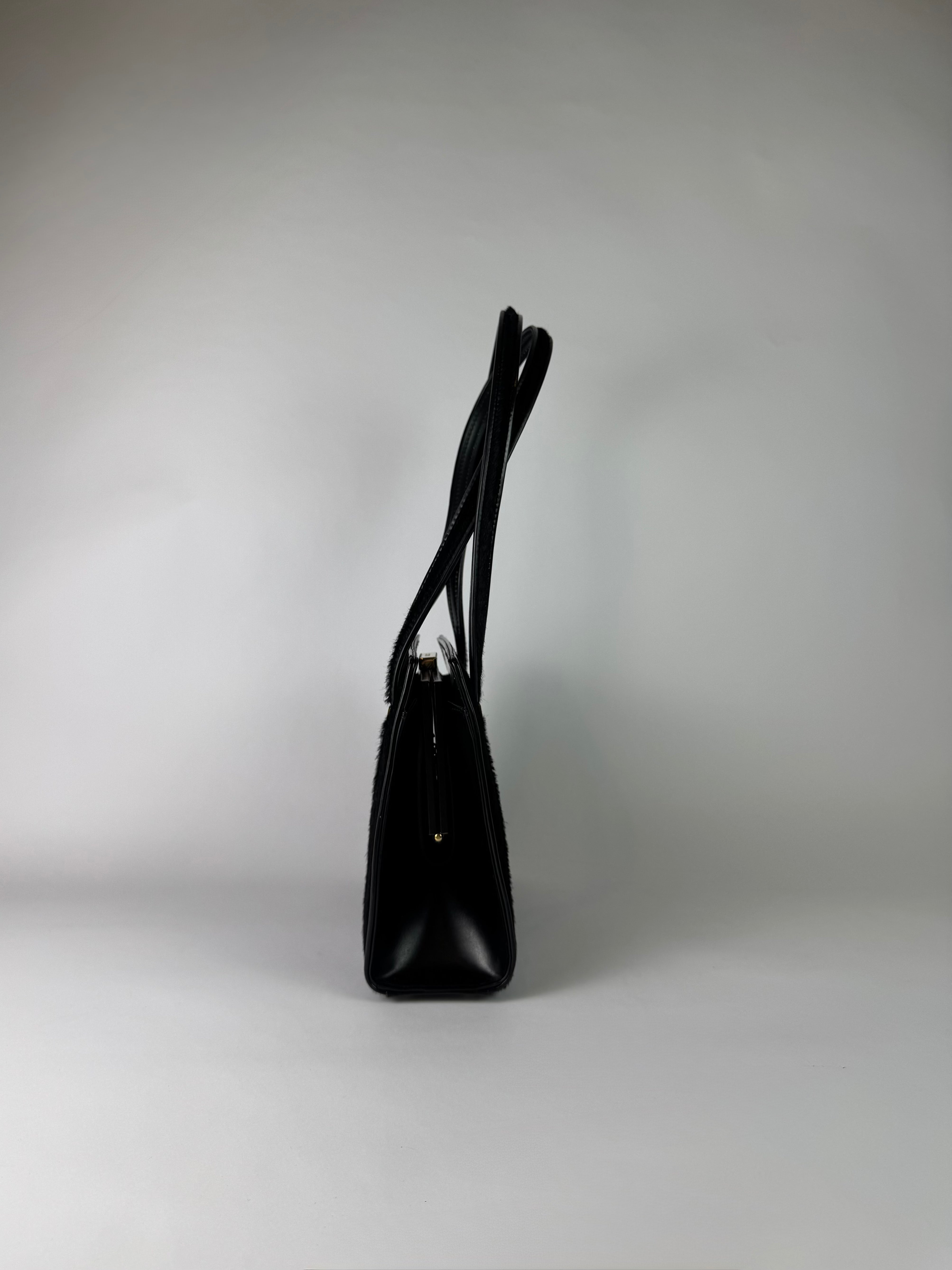 Gucci Black Ponyhair Shoulder Bag