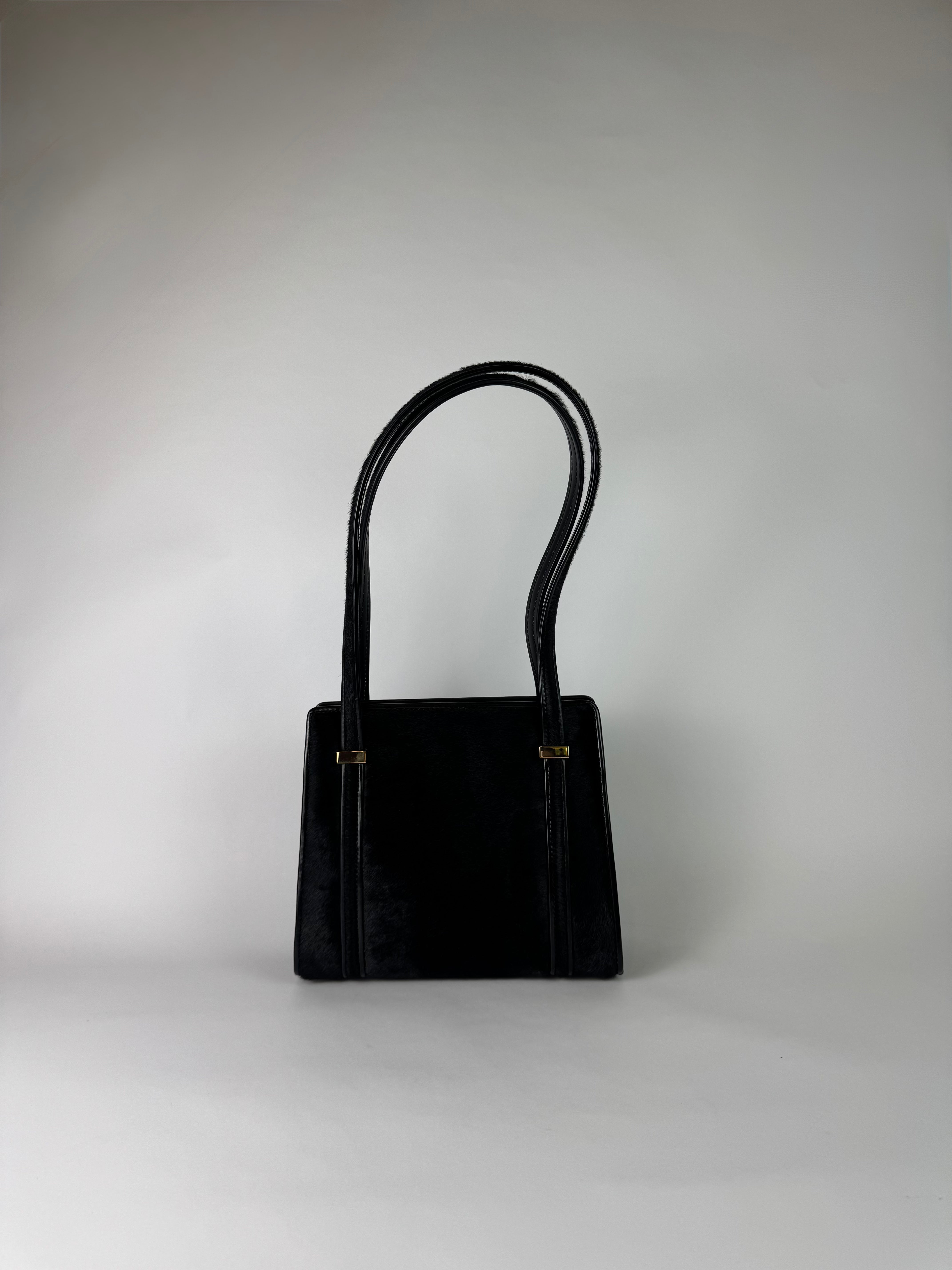 Gucci Black Ponyhair Shoulder Bag
