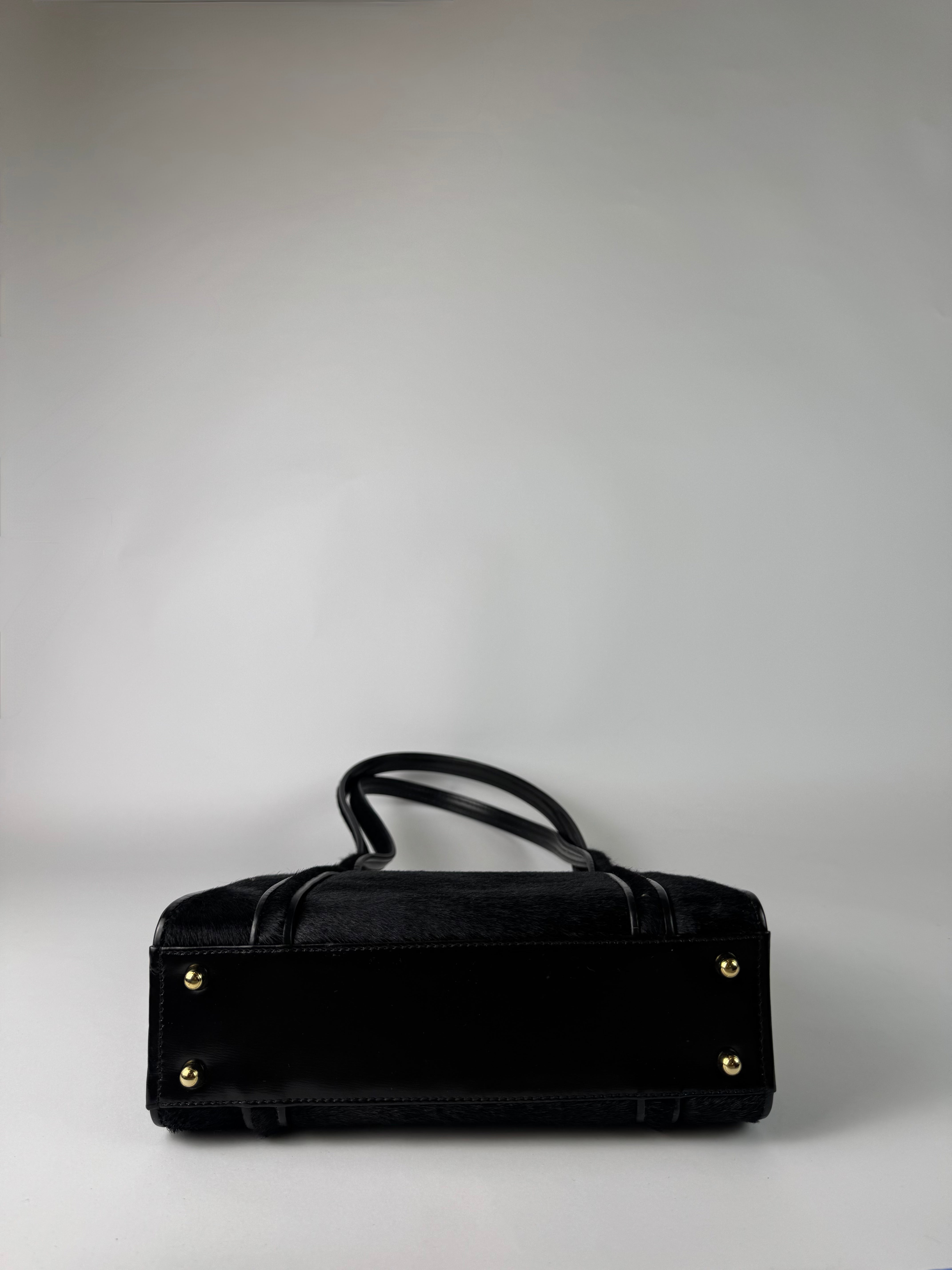 Gucci Black Ponyhair Shoulder Bag