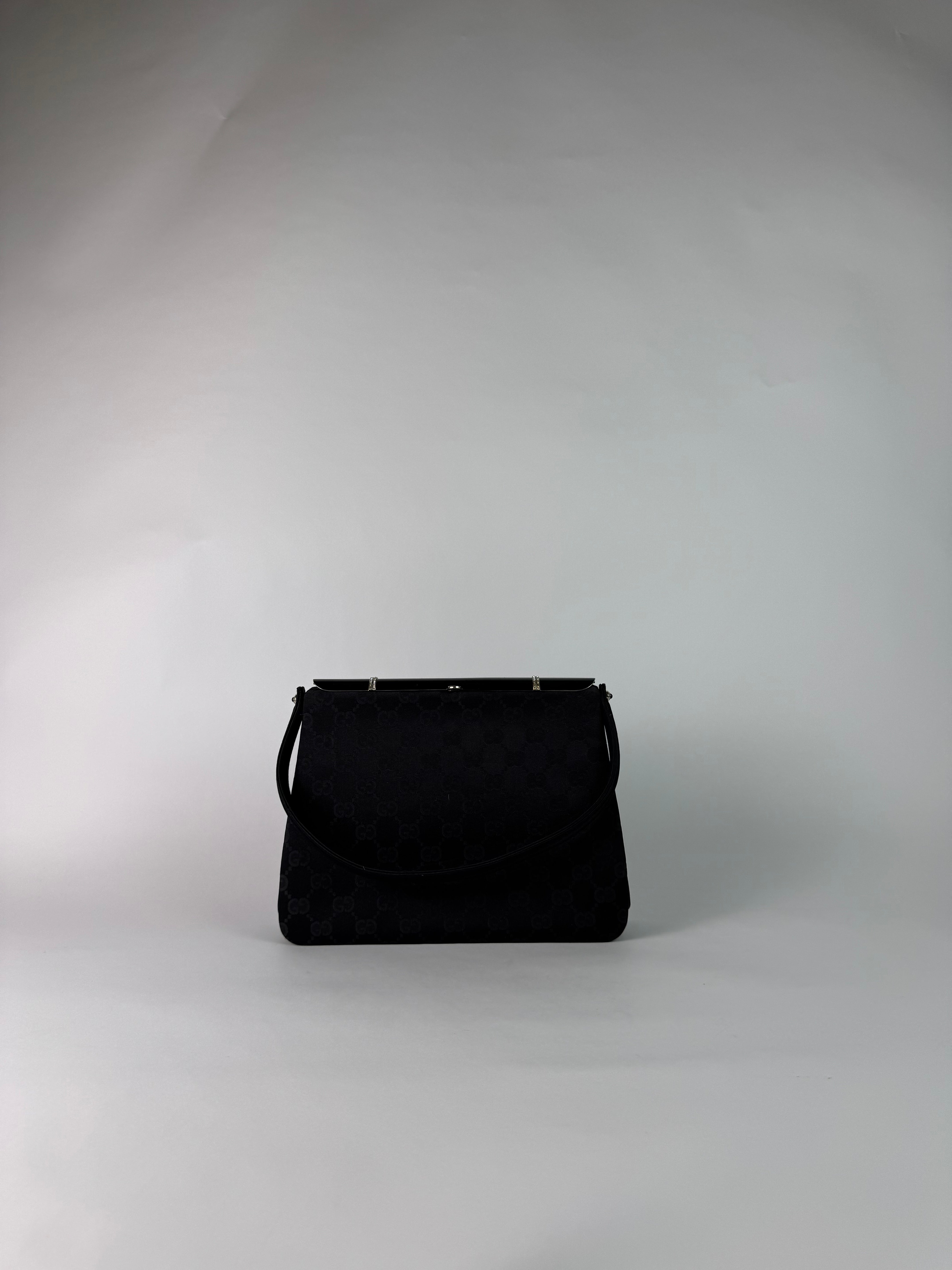 Gucci Satin GG Top Handle Bag