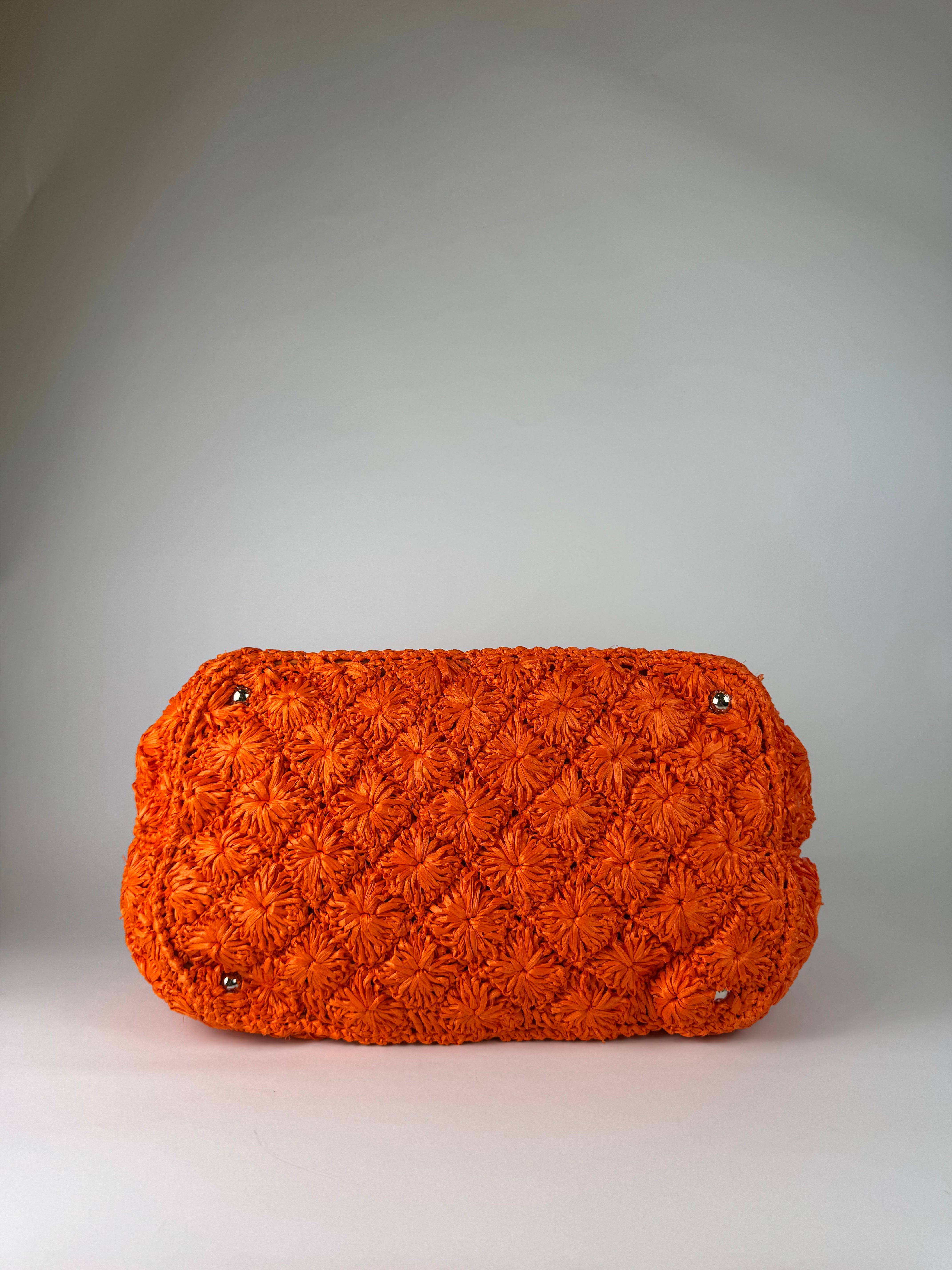 Prada Vintage Raffia Tote