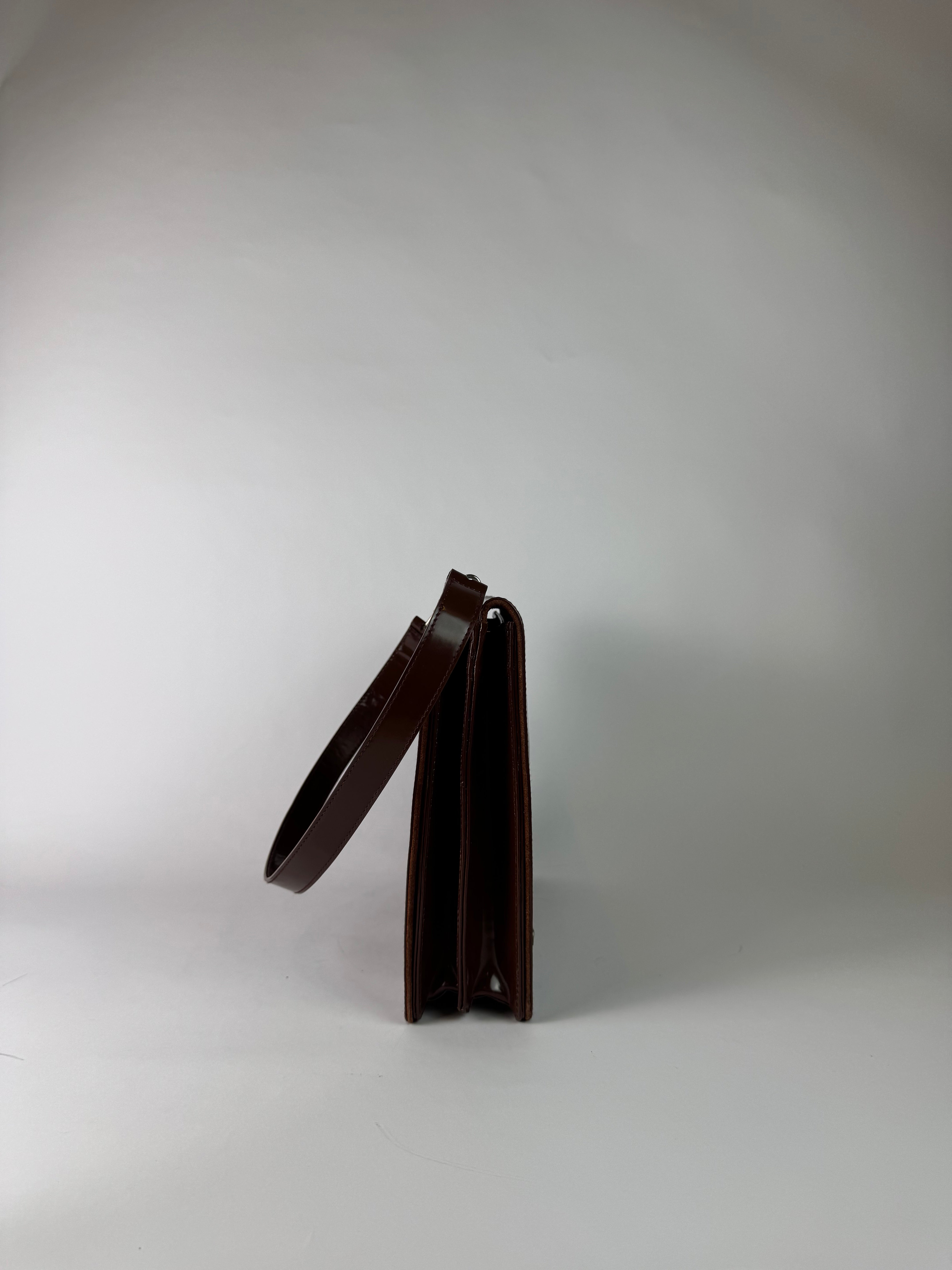 Gucci Tom Ford Horsebit Shoulder Bag Burgundy