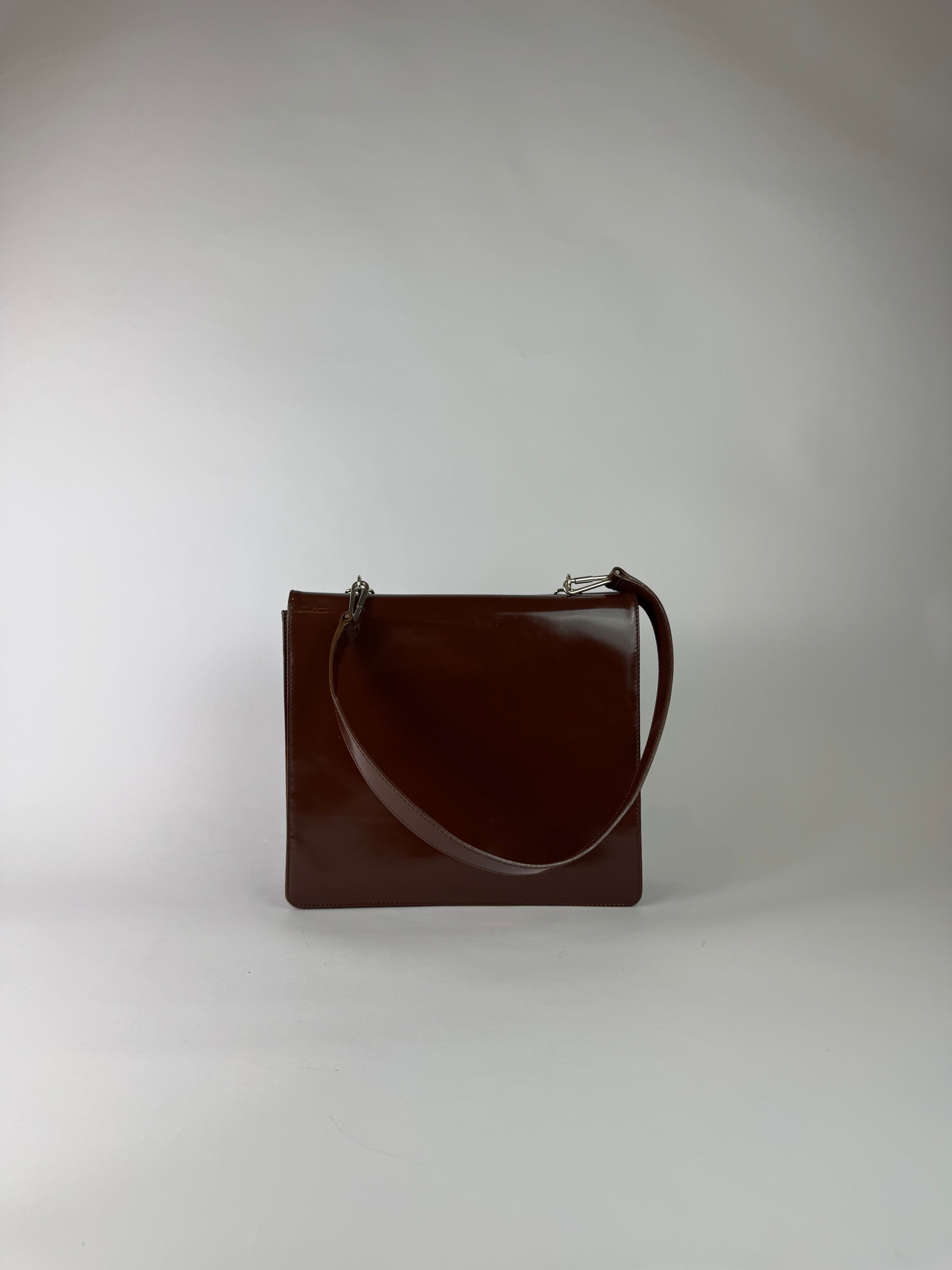 Gucci Tom Ford Horsebit Shoulder Bag Burgundy