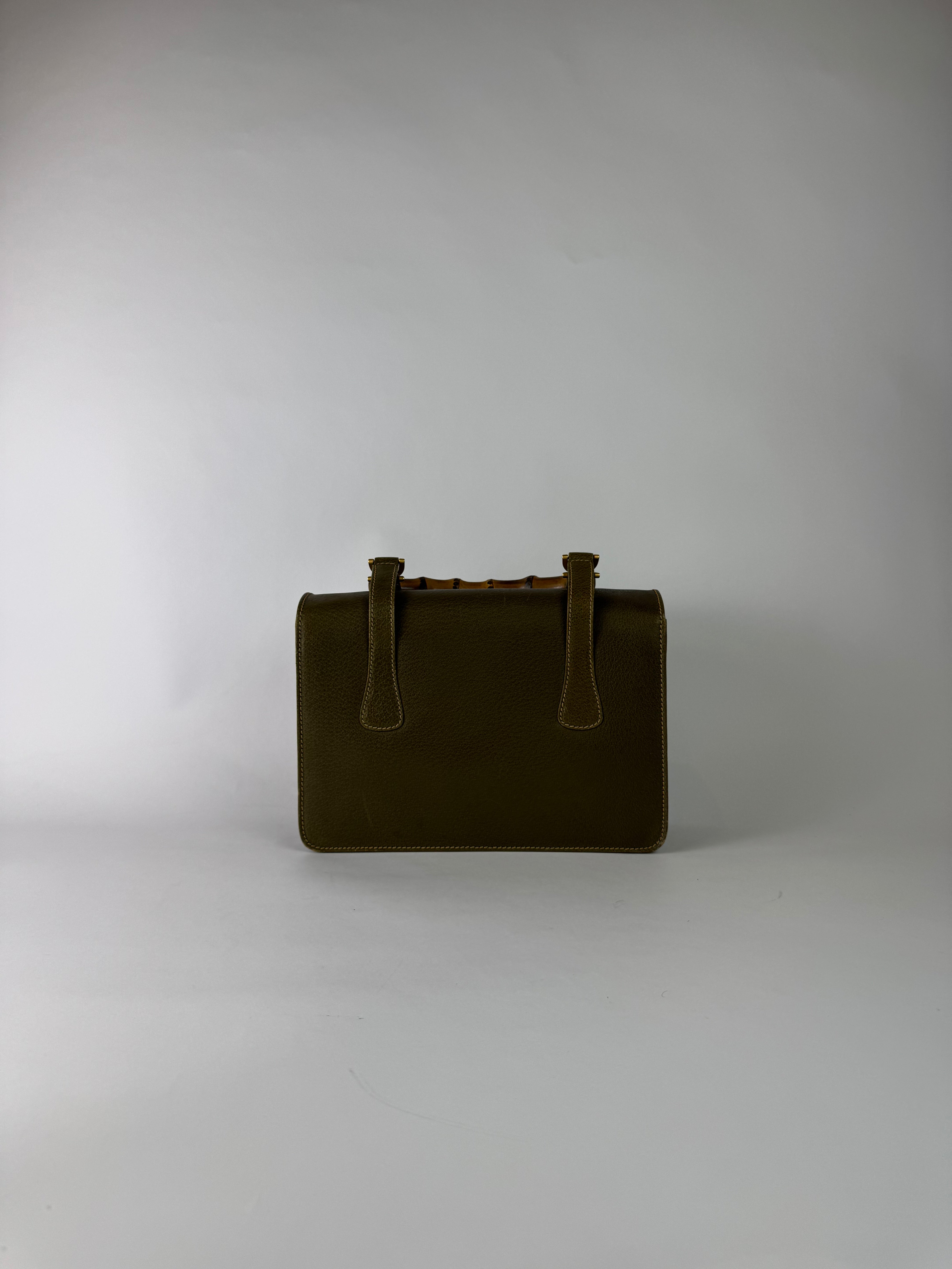 Gucci Vintage Bamboo Handbag