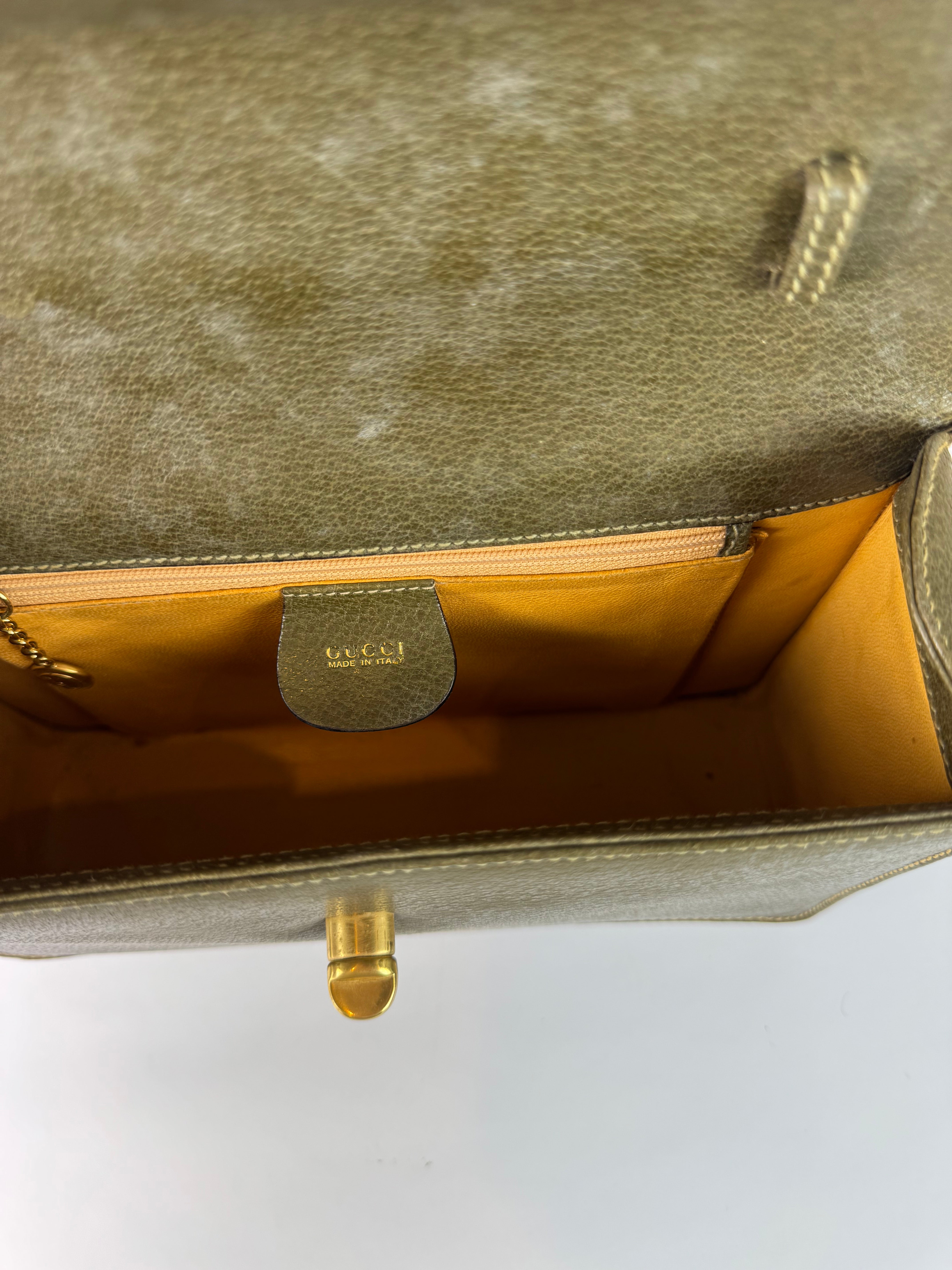 Gucci Vintage Bamboo Handbag