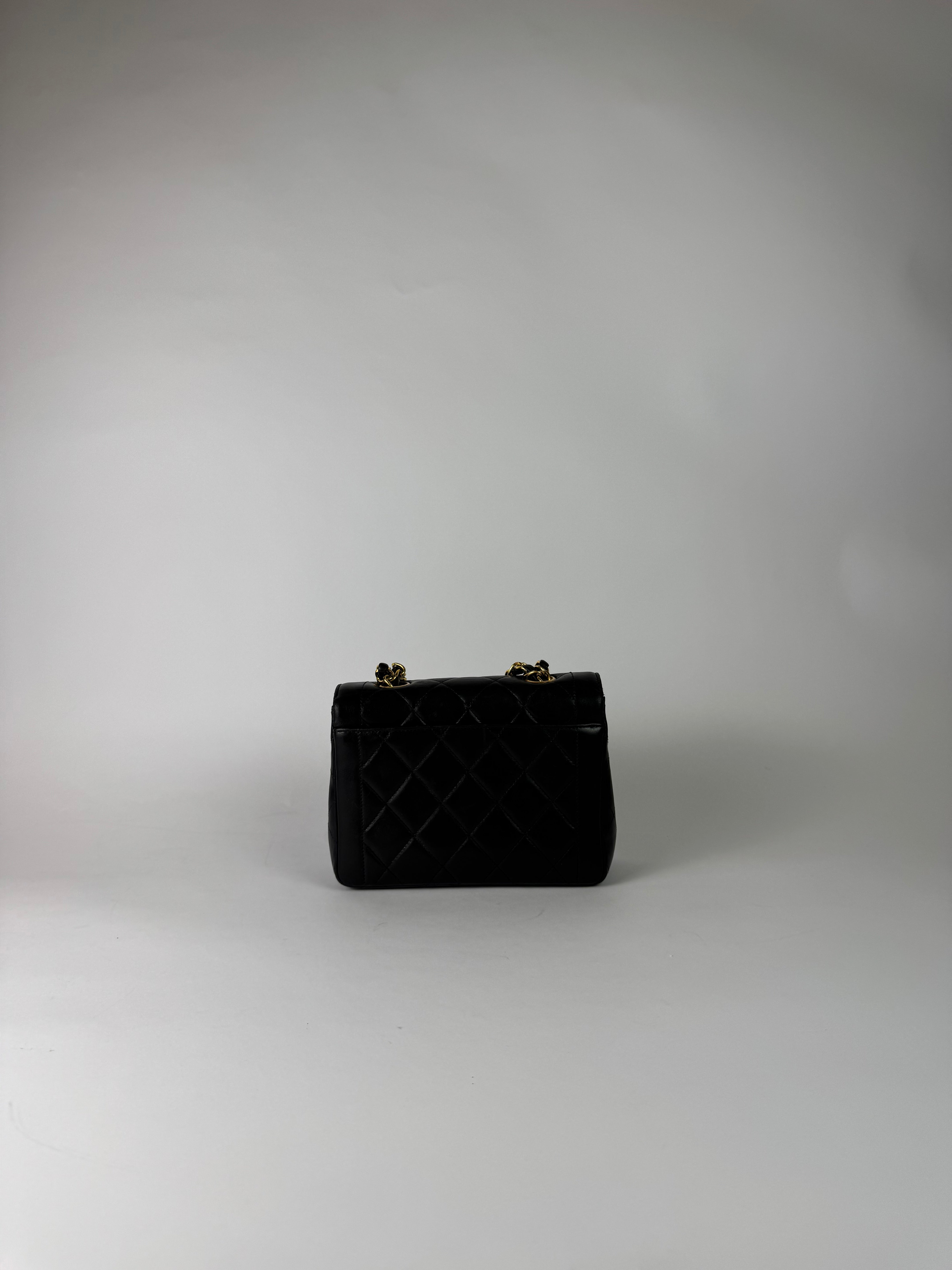 Chanel Vintage Lambskin Shoulder Bag Small