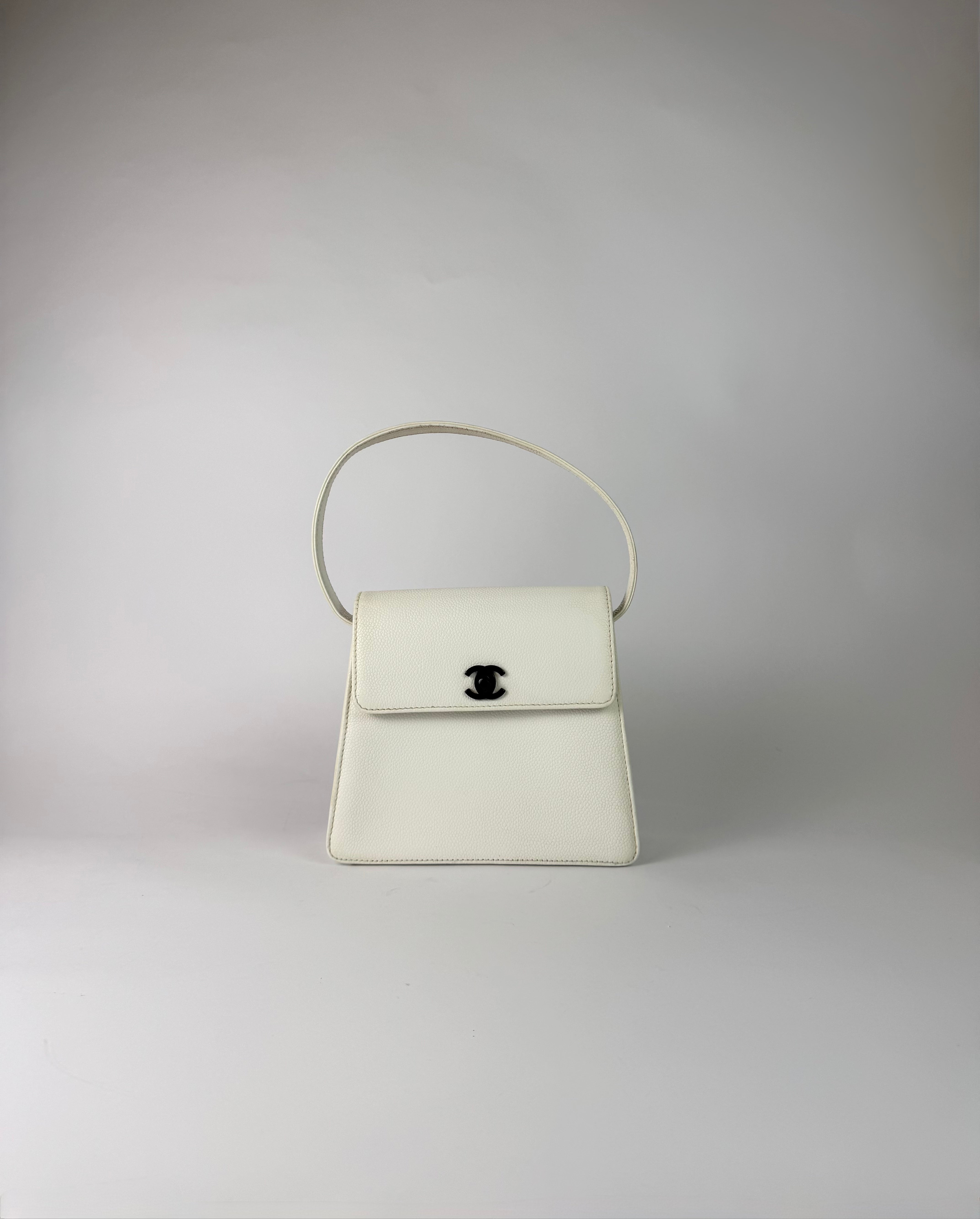 Chanel Vintage Grained Calfskin Handbag