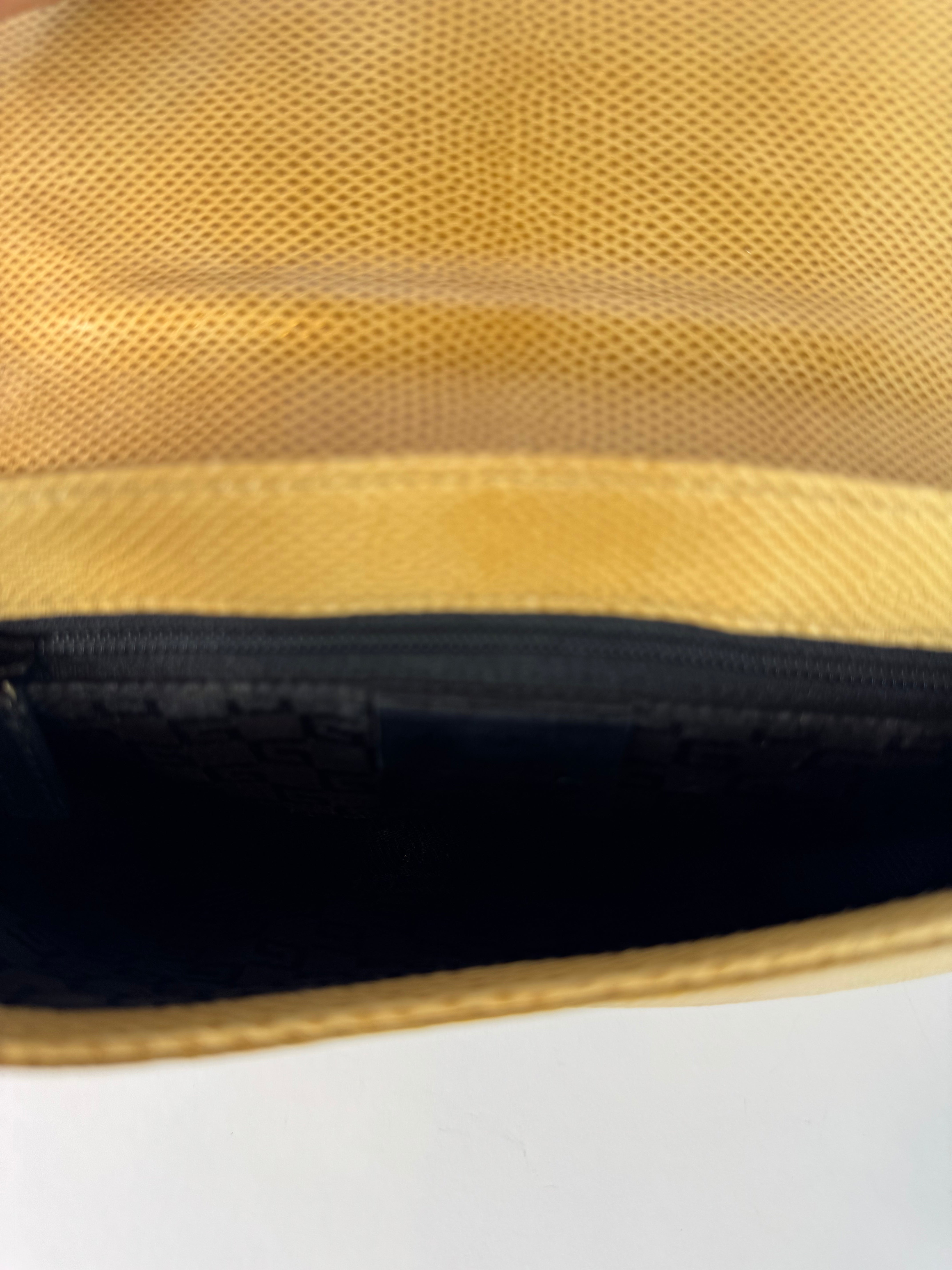 Gucci Vintage Lizard Shoulder Bag