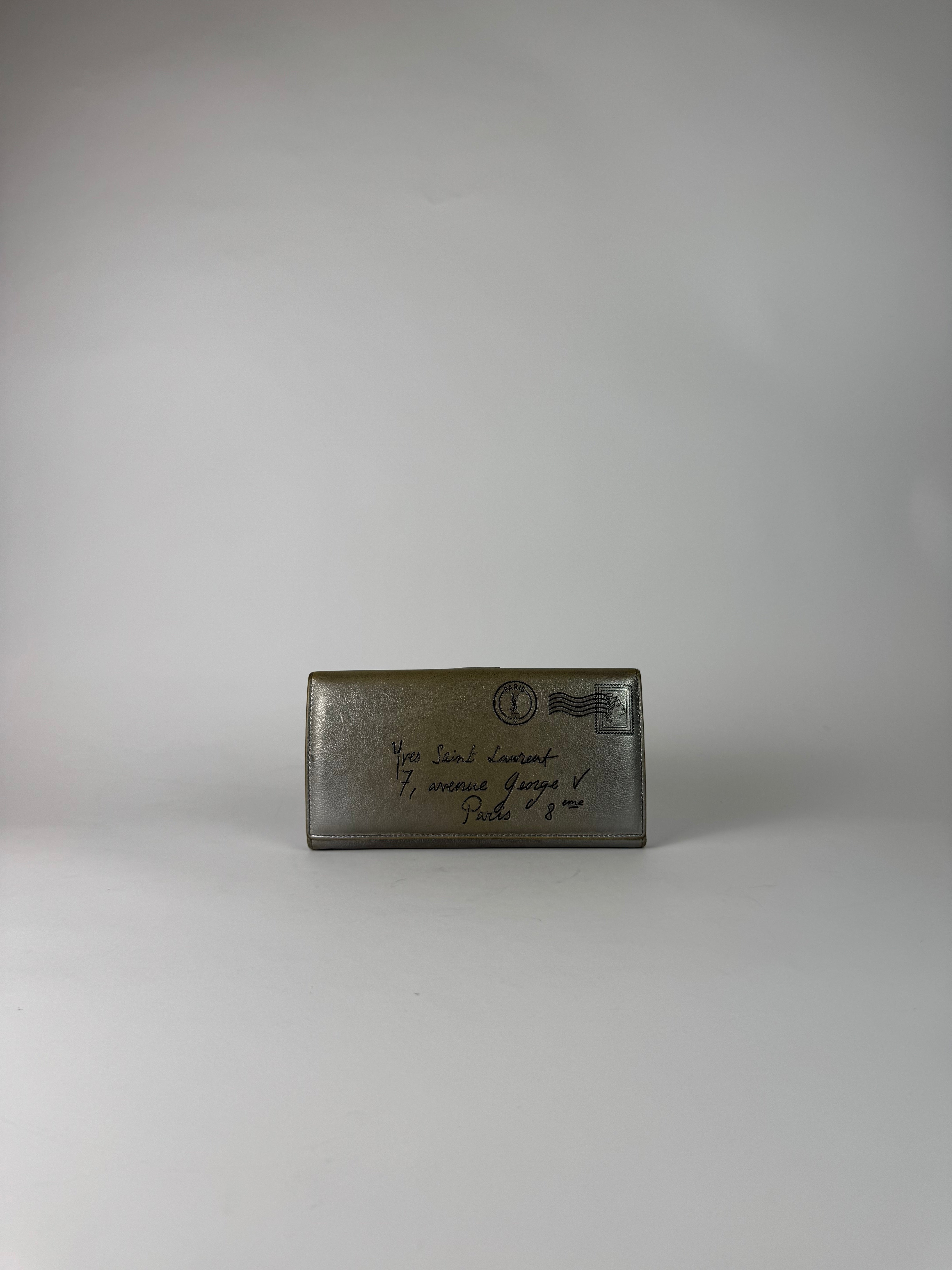 YSL Vintage Mailer Wallet