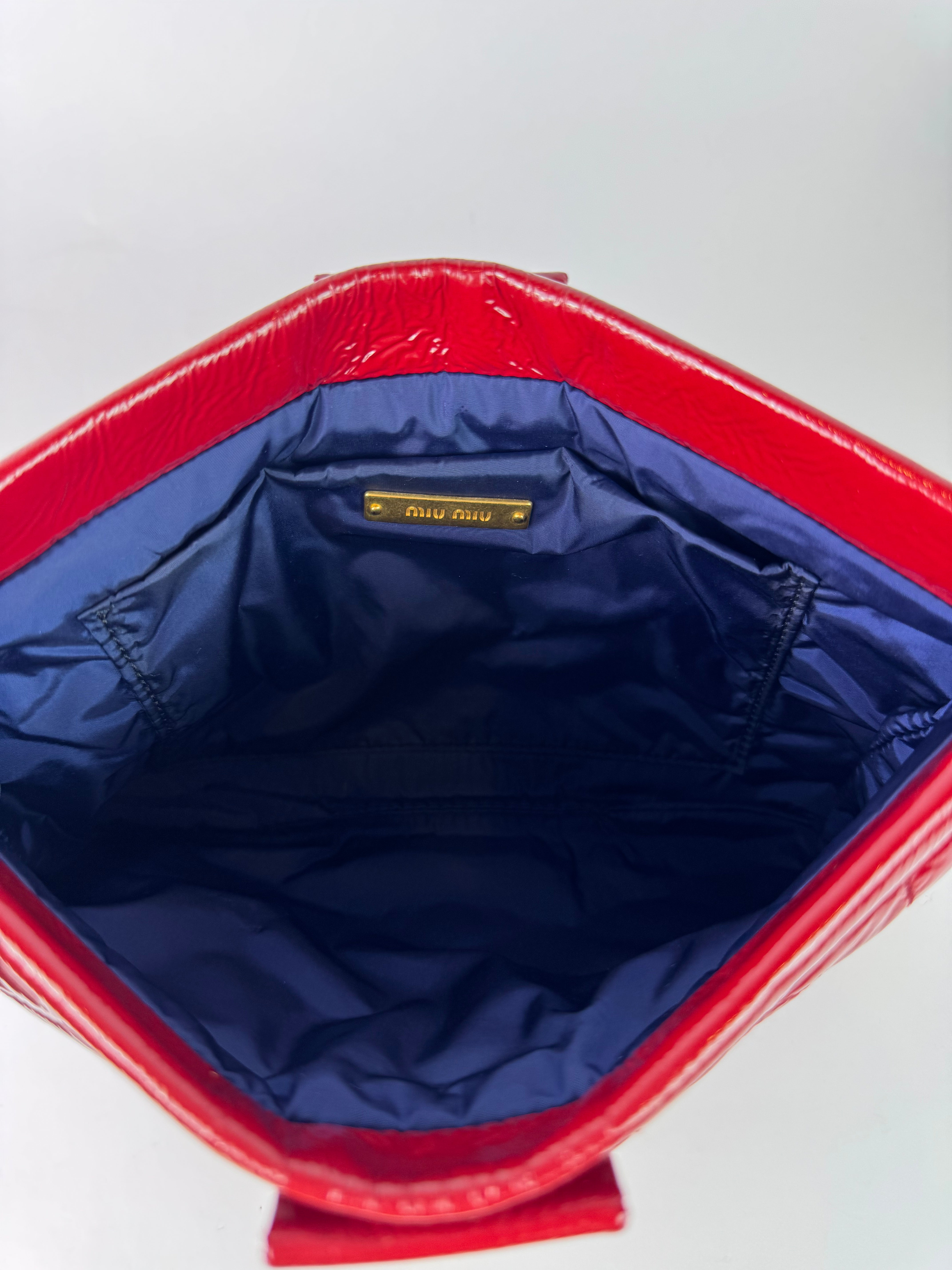 Miu Miu Patent Leather Clutch