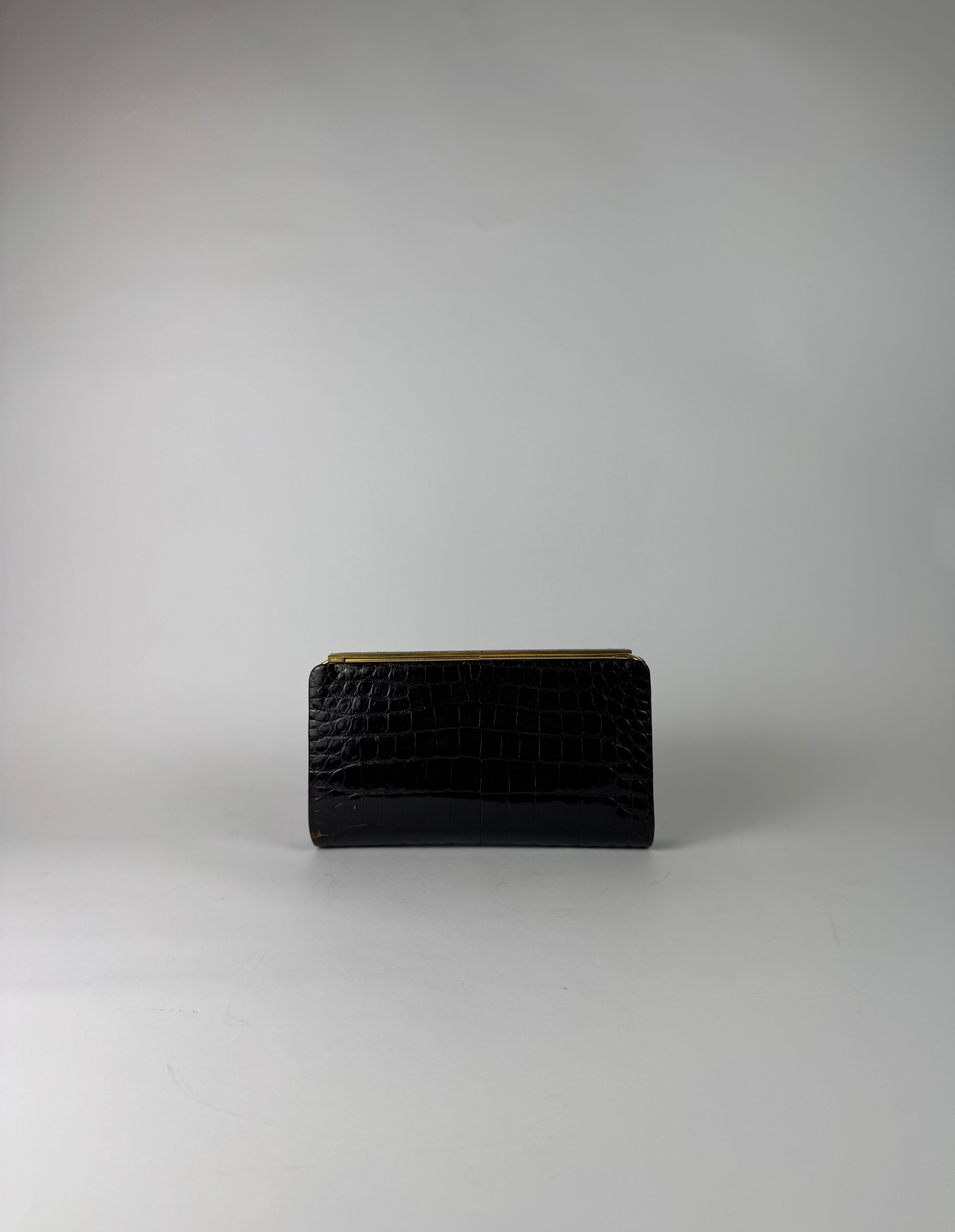 Gucci Vintage Crocodile Clutch