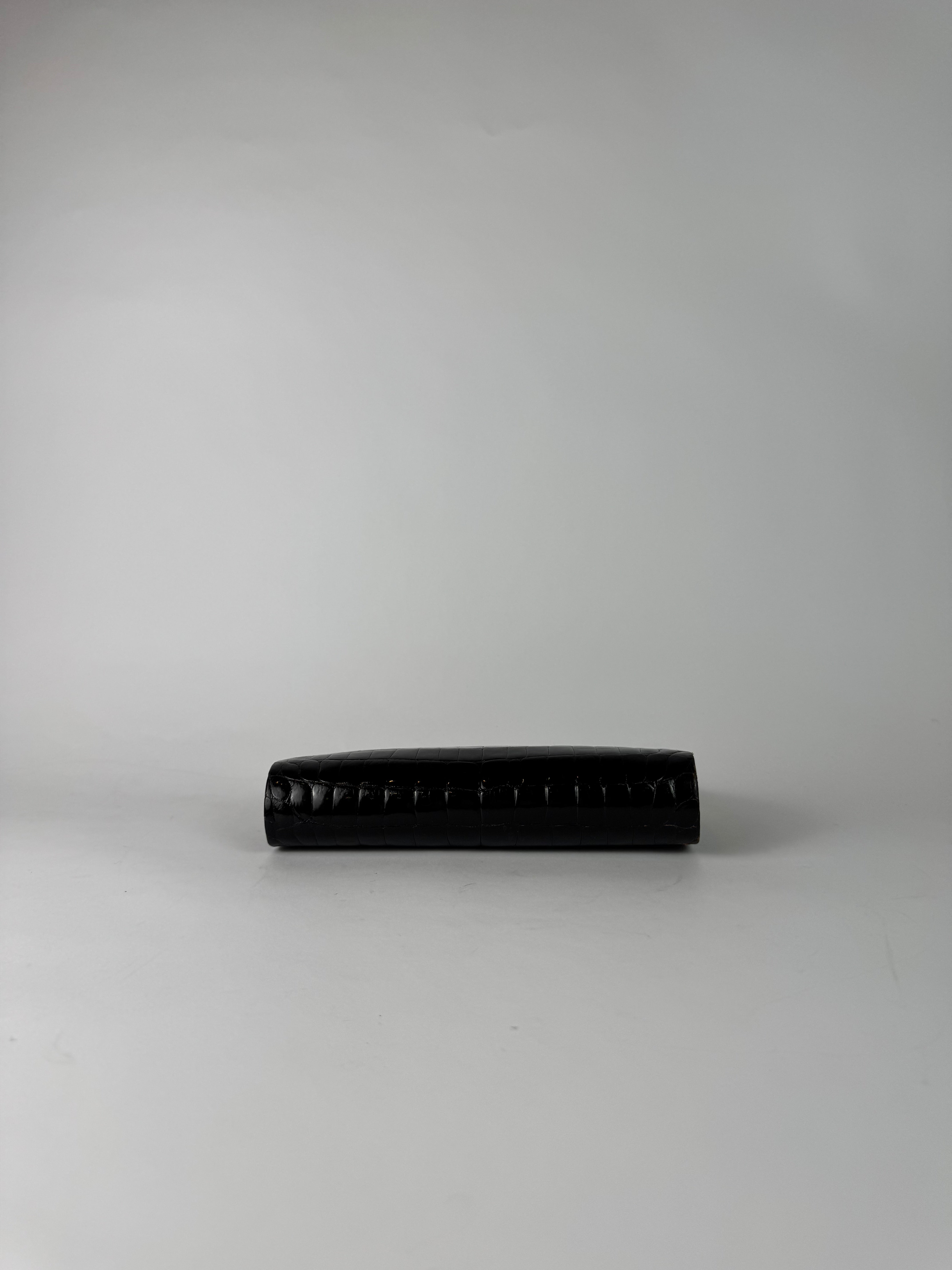 Gucci Vintage Crocodile Clutch