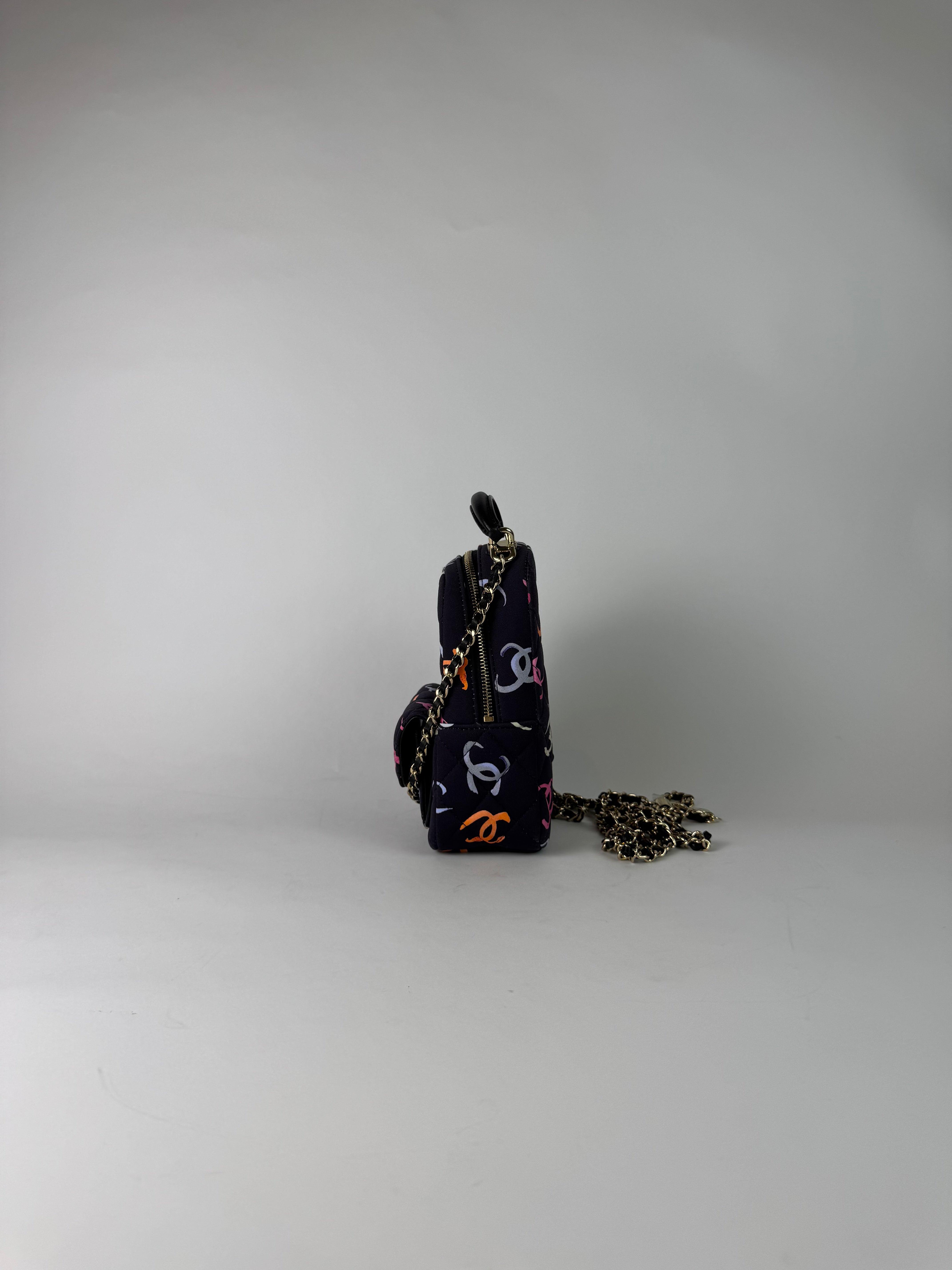 Chanel Interlocking CC Logo Backpack