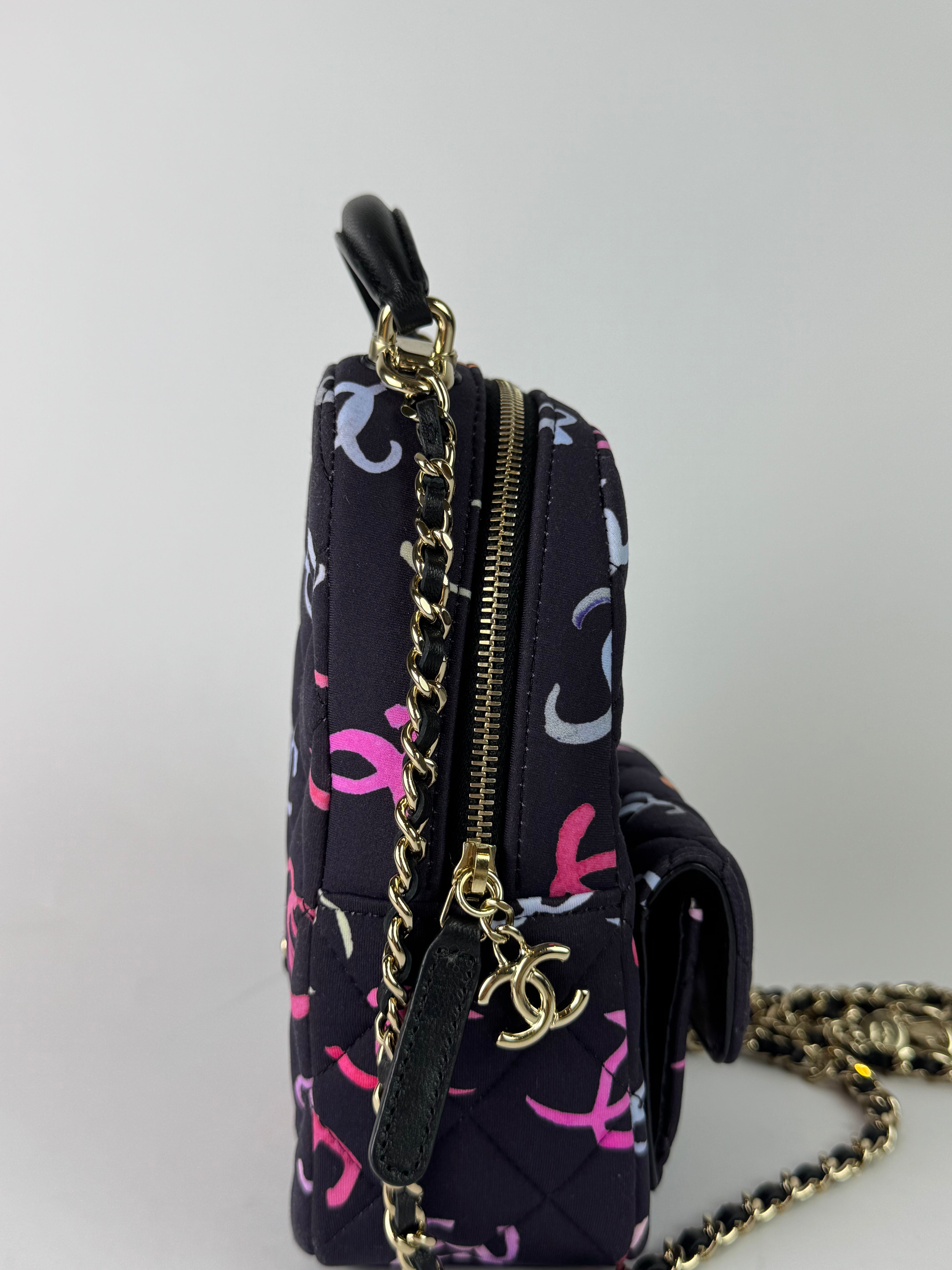 Chanel Interlocking CC Logo Backpack