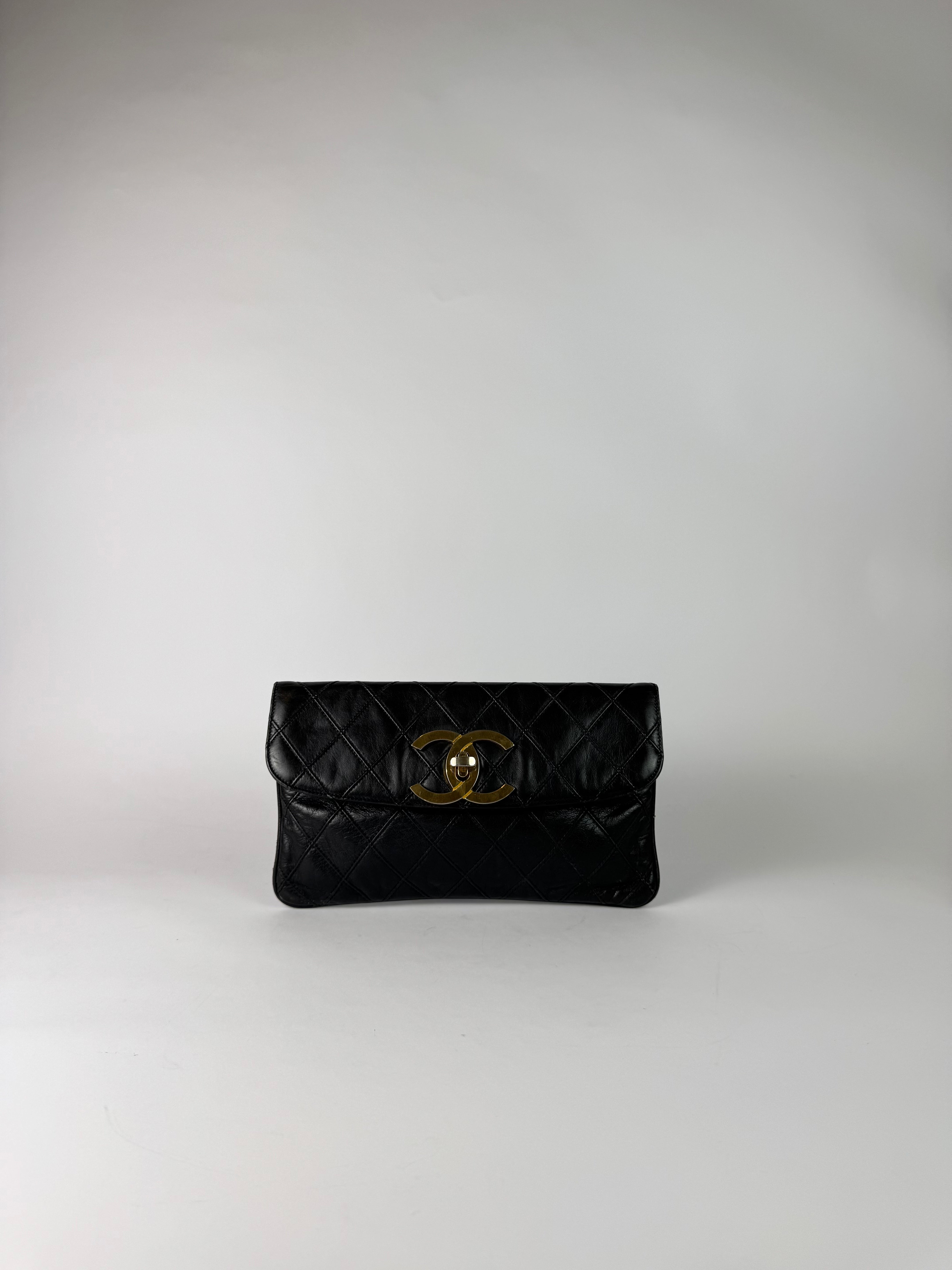 Chanel Lambskin CC Clutch Rare