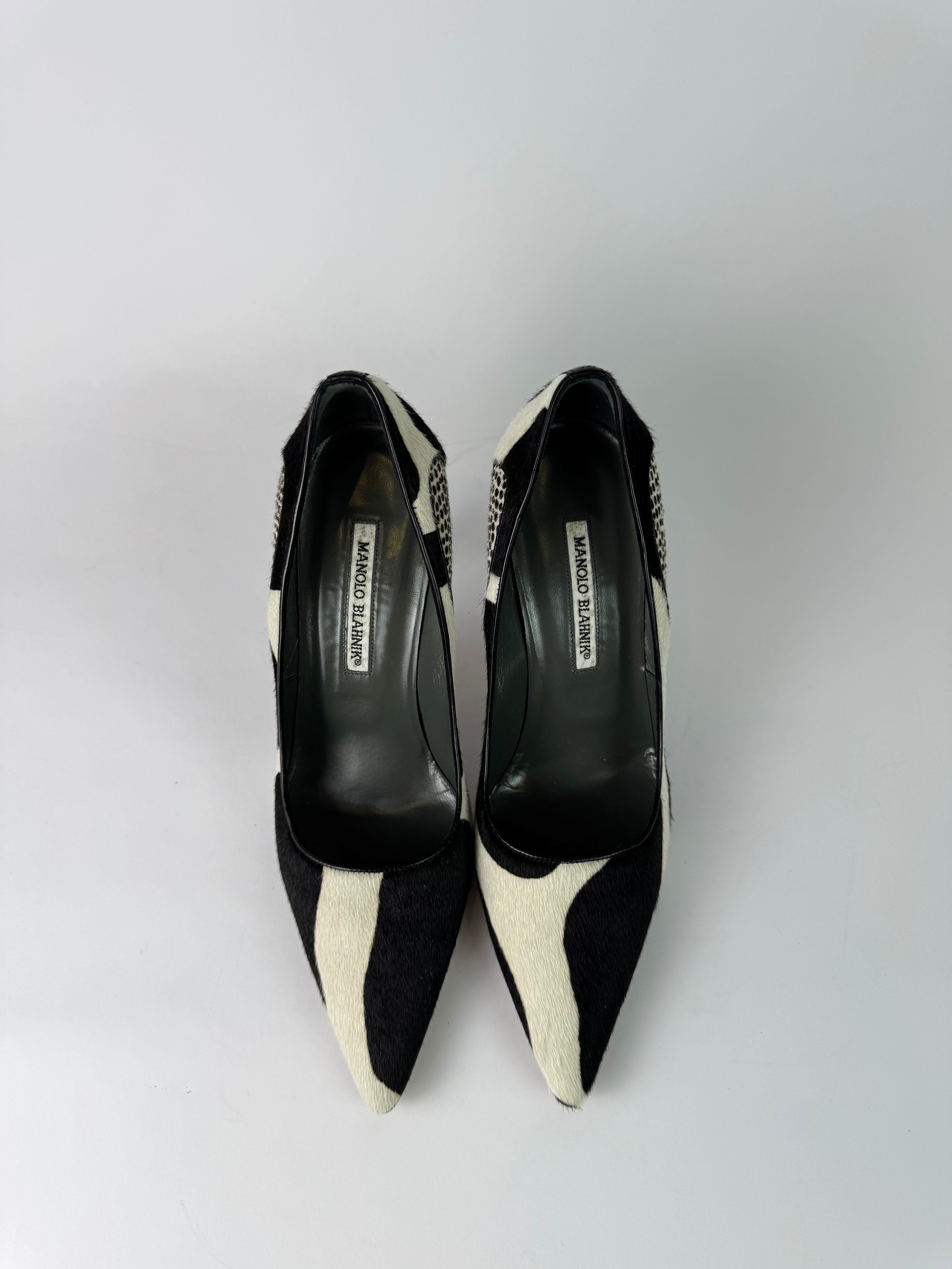 Manolo Blahnik Ponyhair Pumps 40