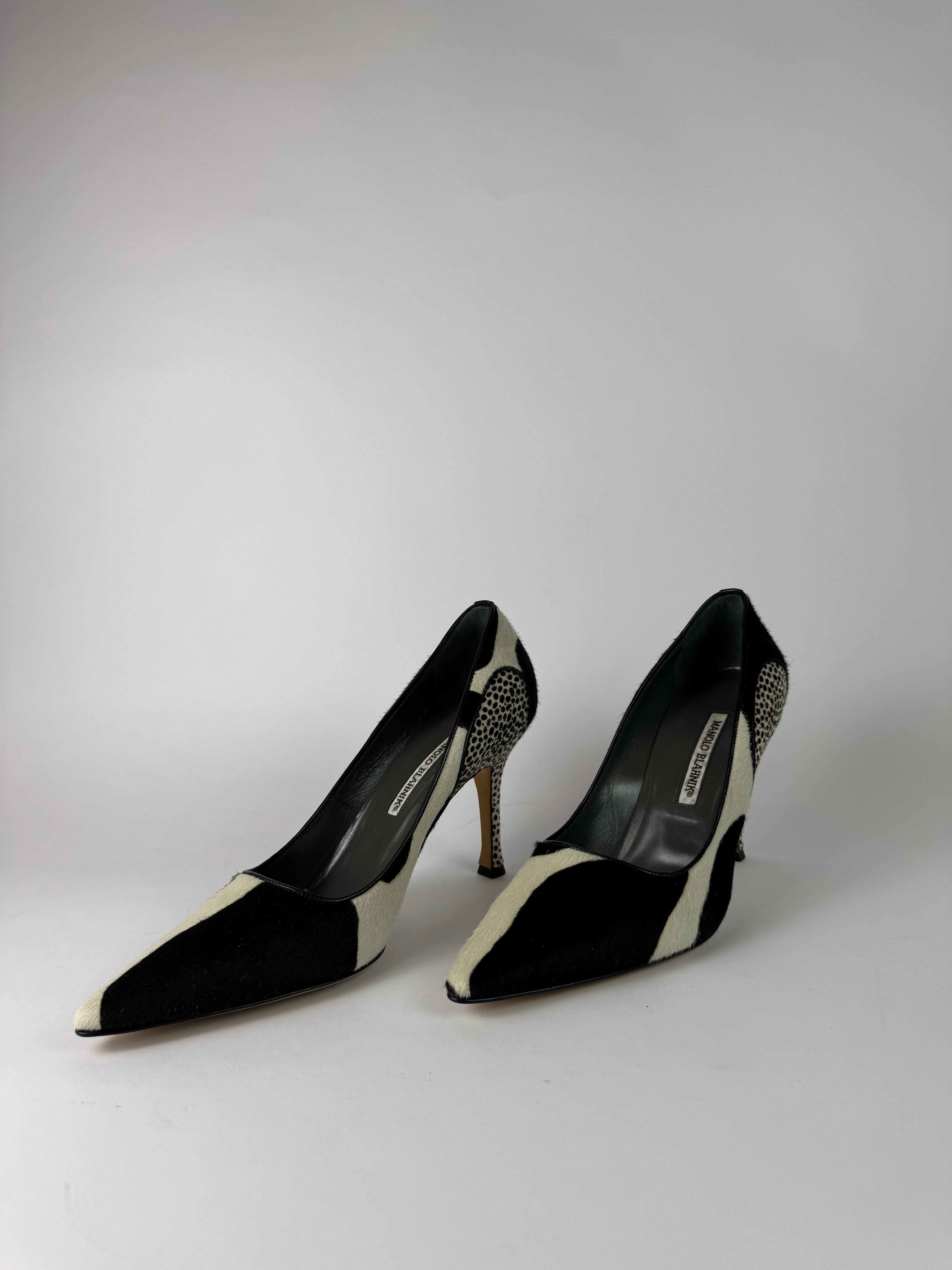 Manolo Blahnik Ponyhair Pumps 40